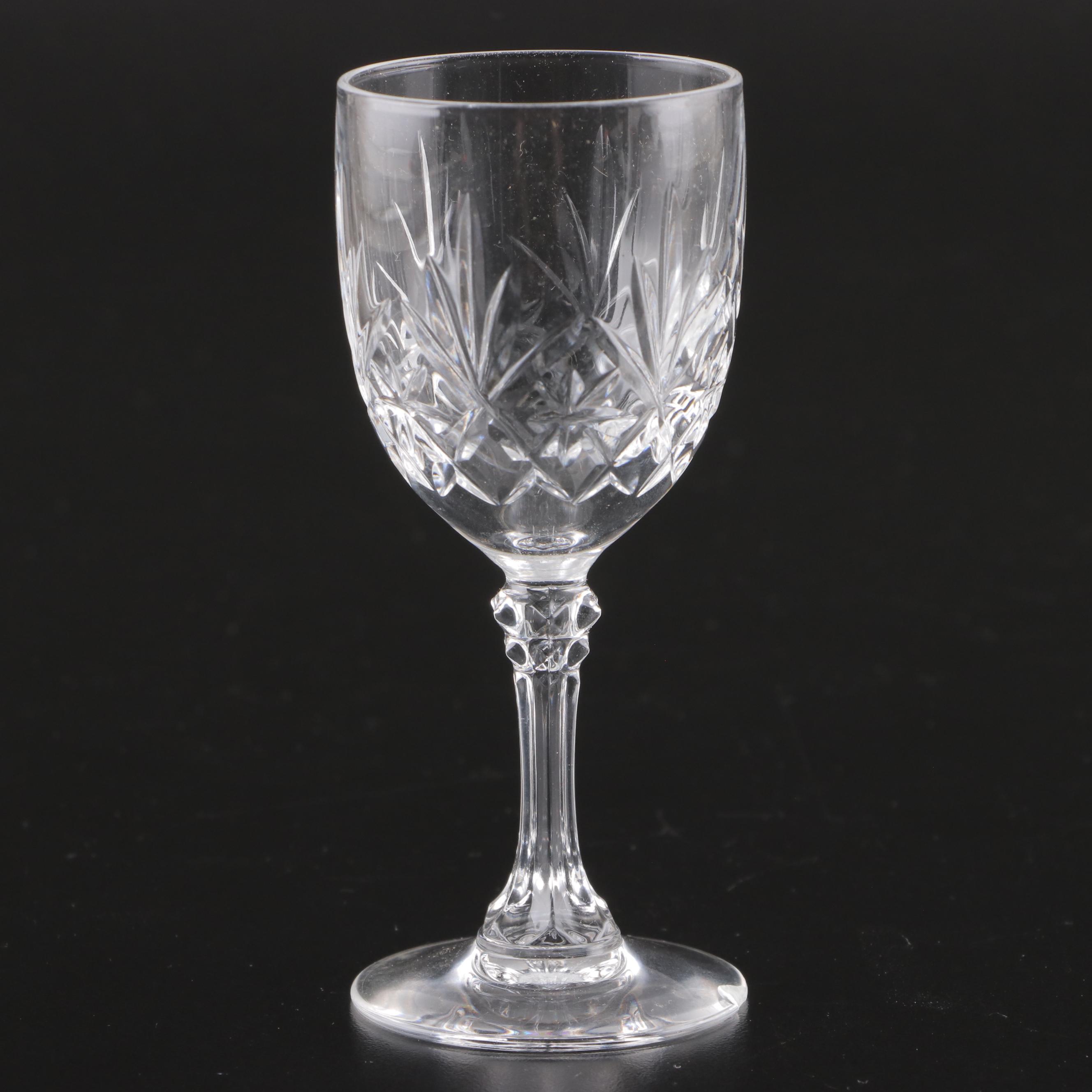 Cut Glass Wine Glasses