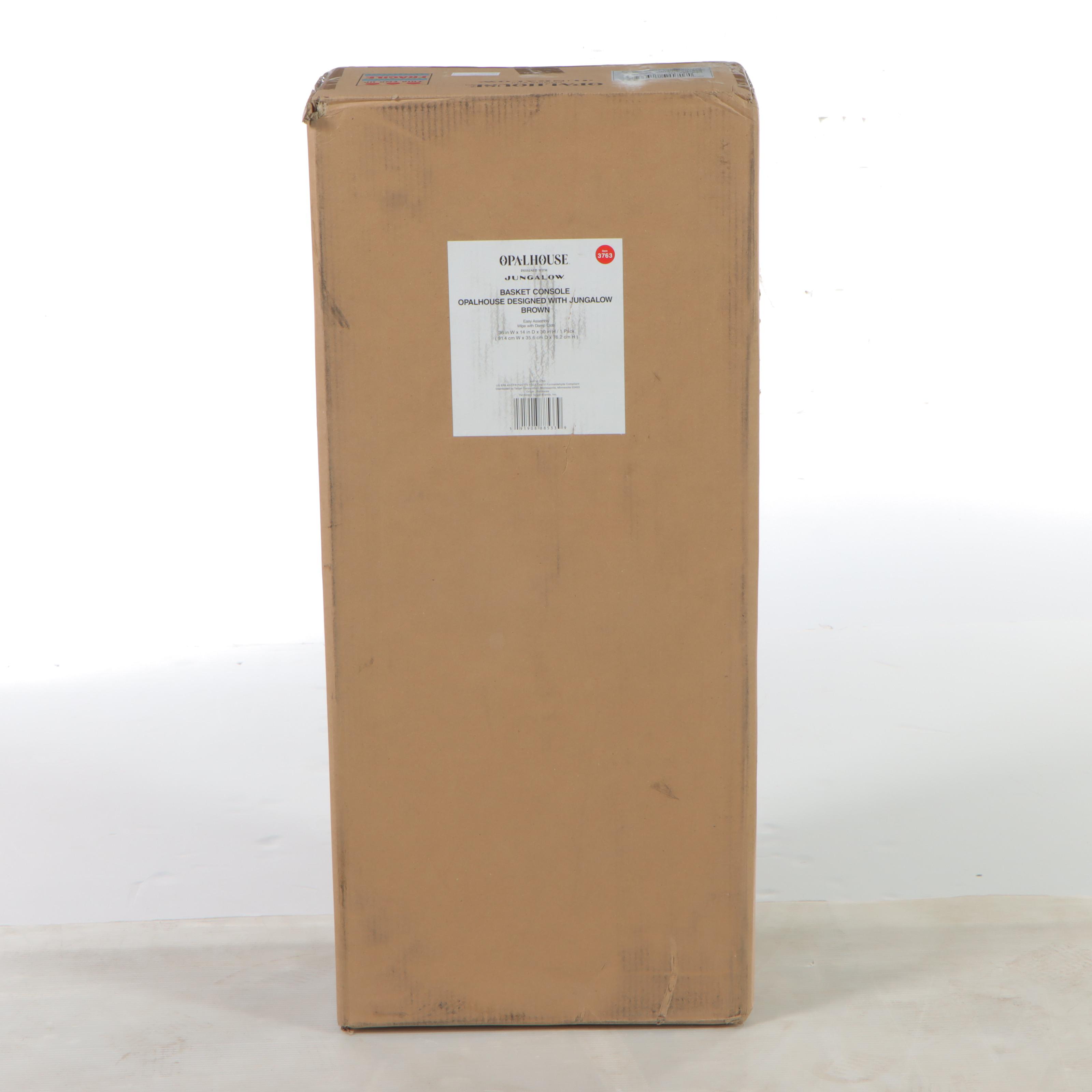 Opalhouse with Jungalow Laridae Basket Console in Brown