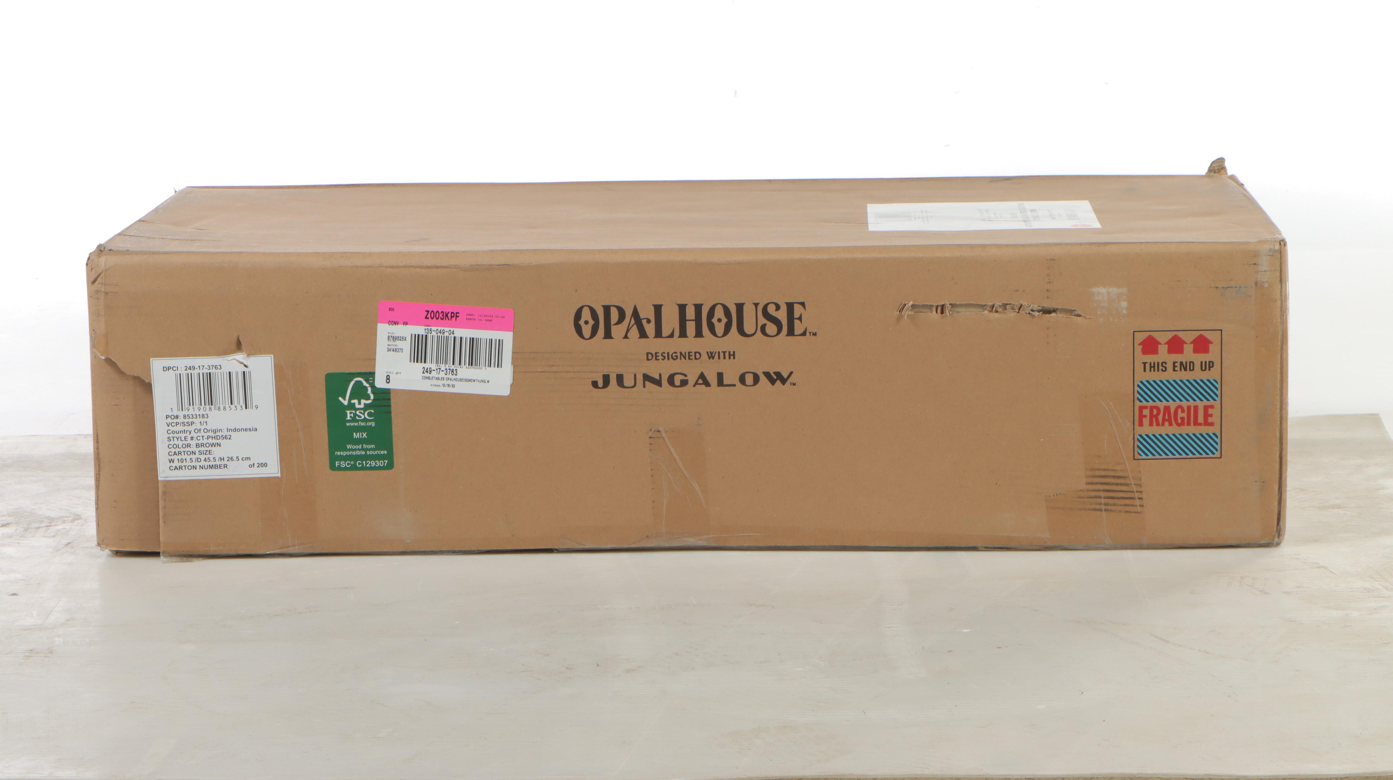 Opalhouse With Jungalow Laridae Basket Console in Brown