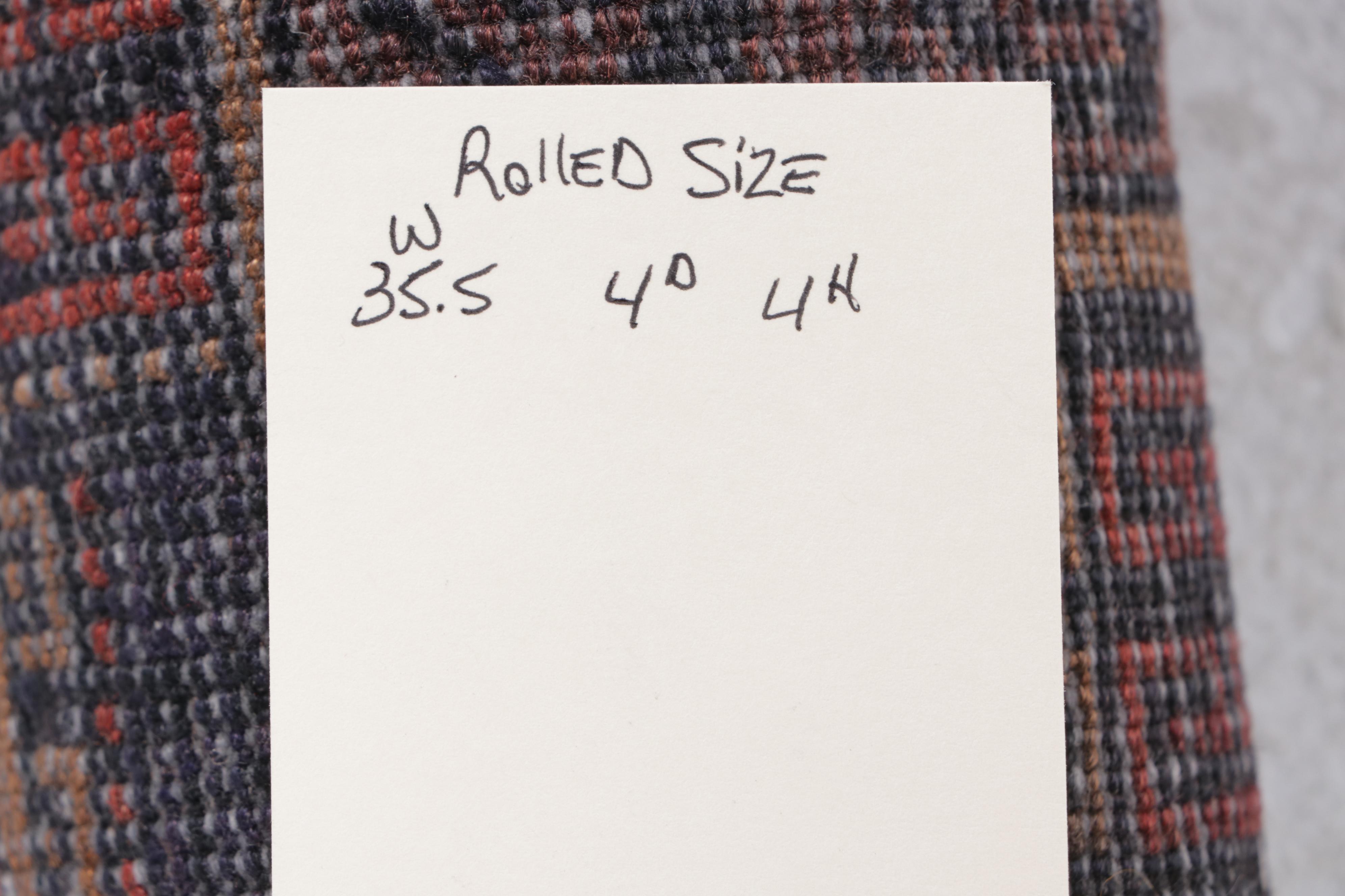 3' x 4'3 Hand-Knotted Afghan Baluch Accent Rug