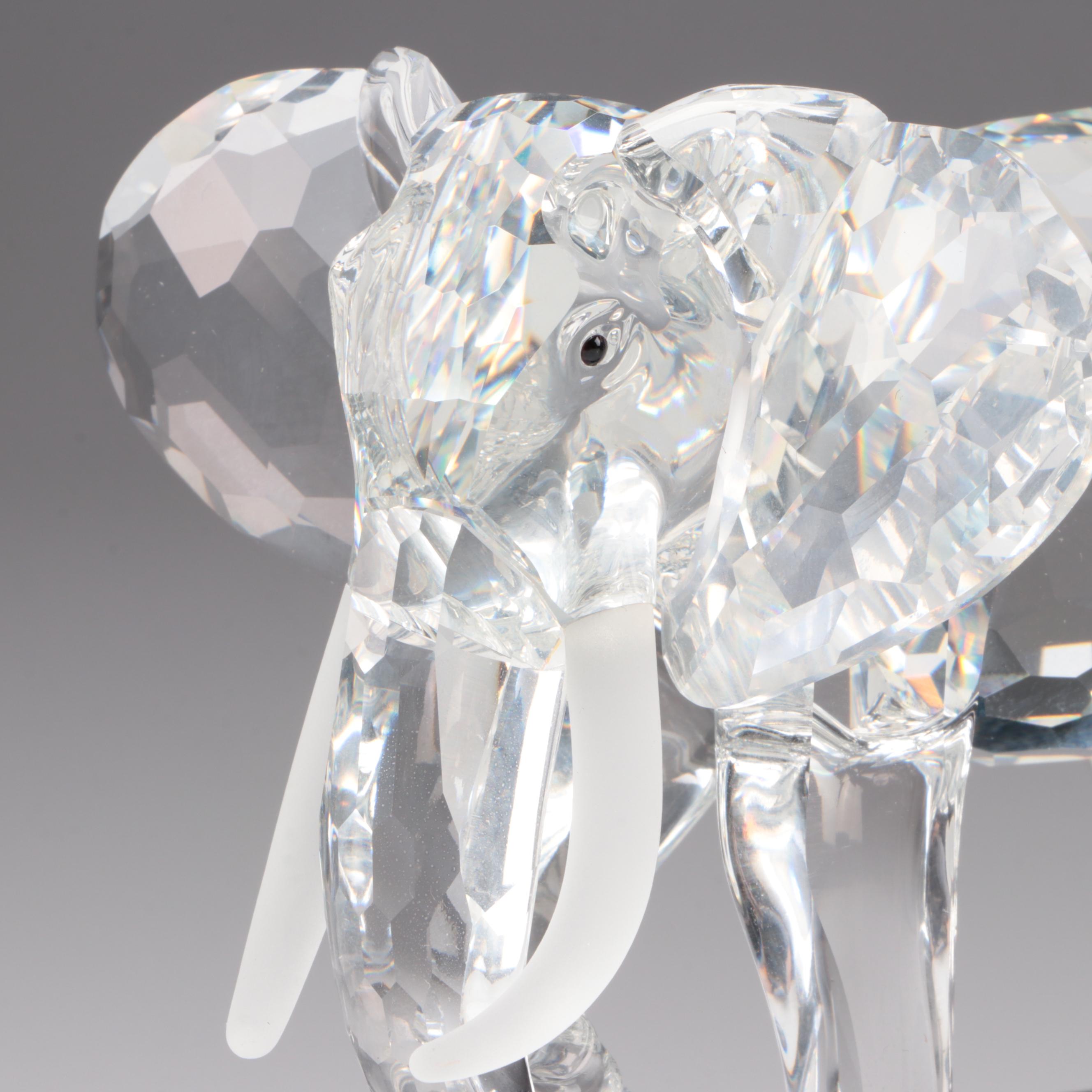 Swarovski Crystal Inspiration Africa Collection Elephant Figurine, 1993