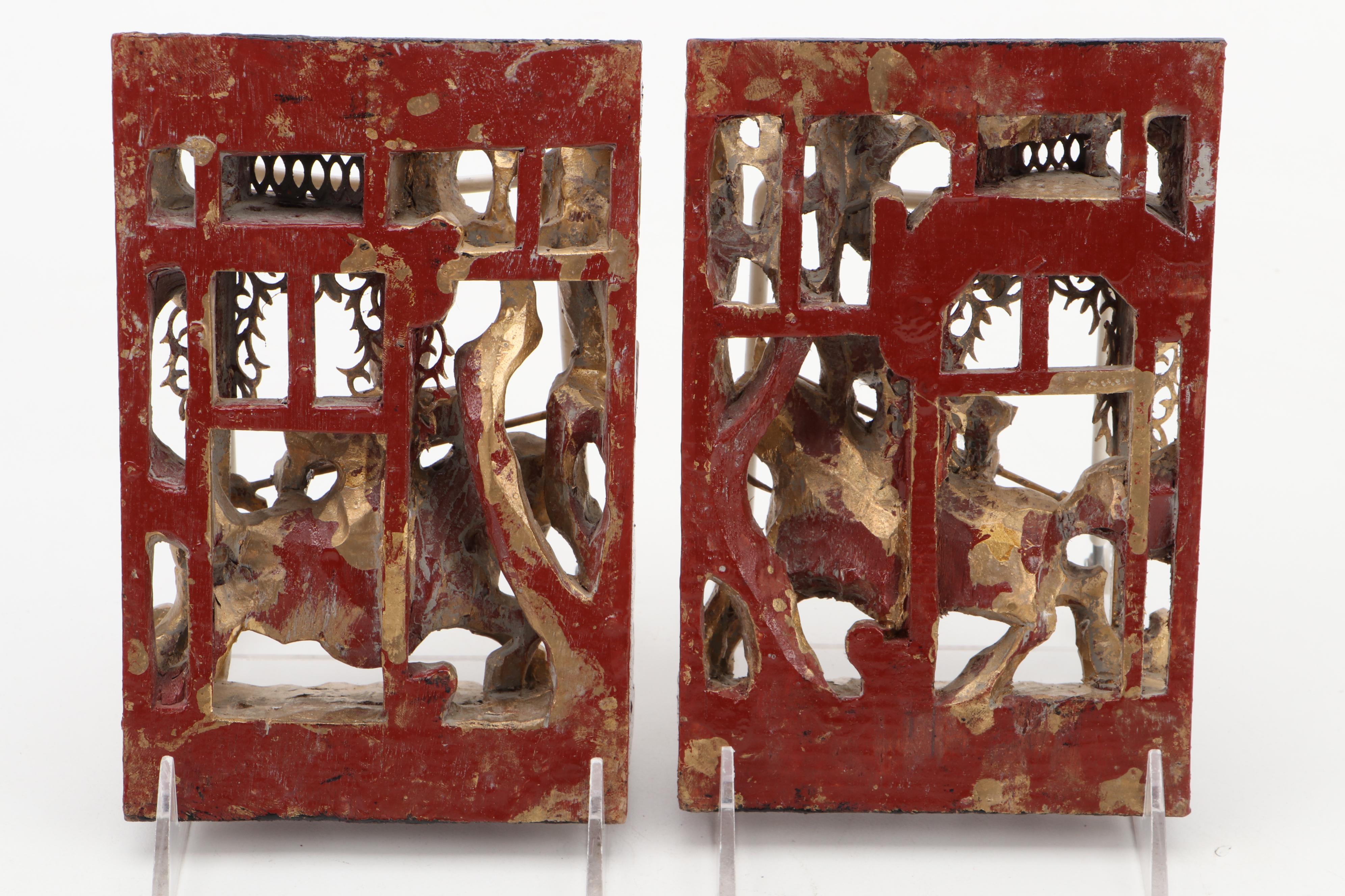 Chinese Gilt Wood Carved Panels, Moriyama Elephant Teapot and More