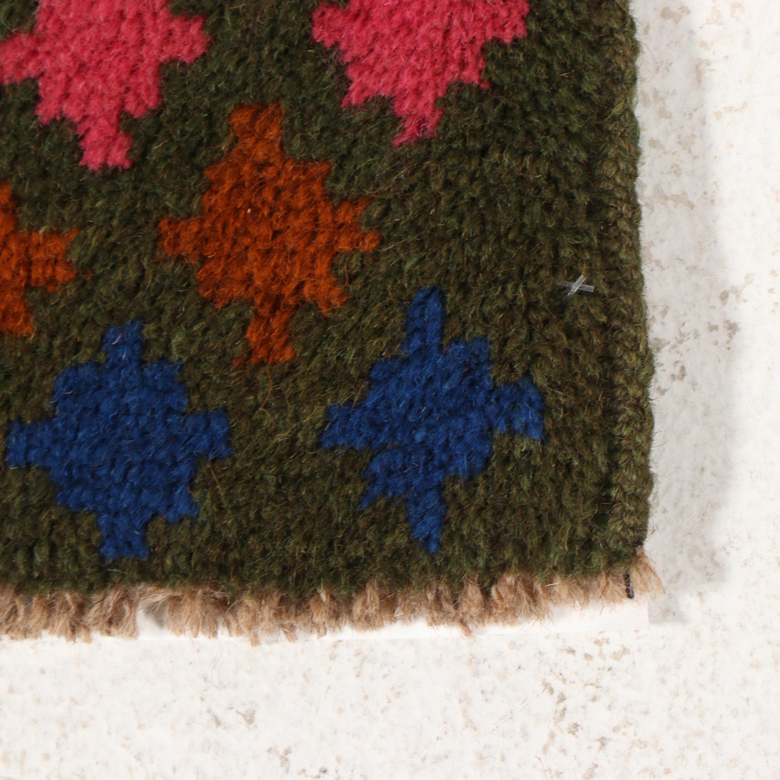 3'1 x 4'3 Hand-Knotted Persian Gabbeh Accent Rug