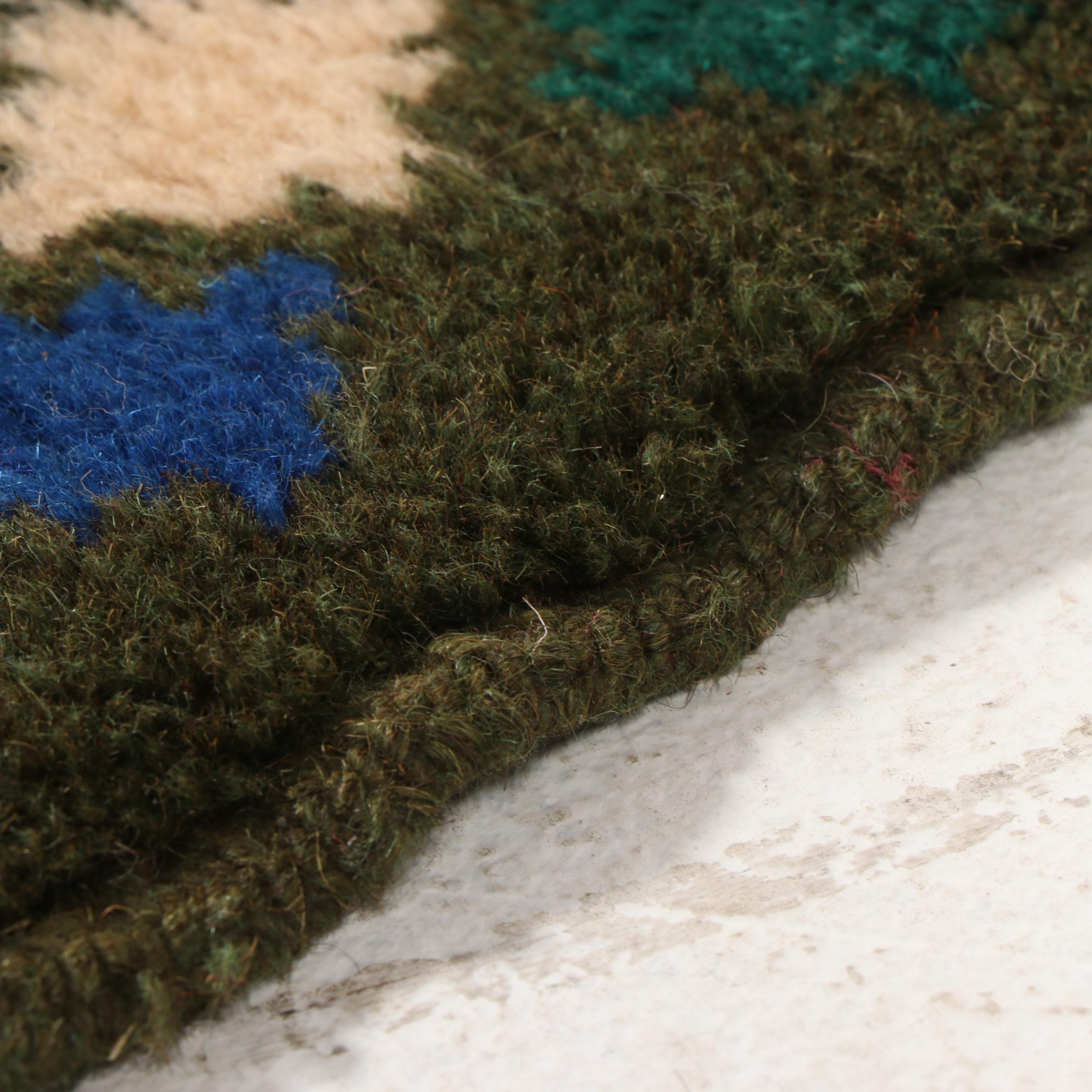 3'1 x 4'3 Hand-Knotted Persian Gabbeh Accent Rug