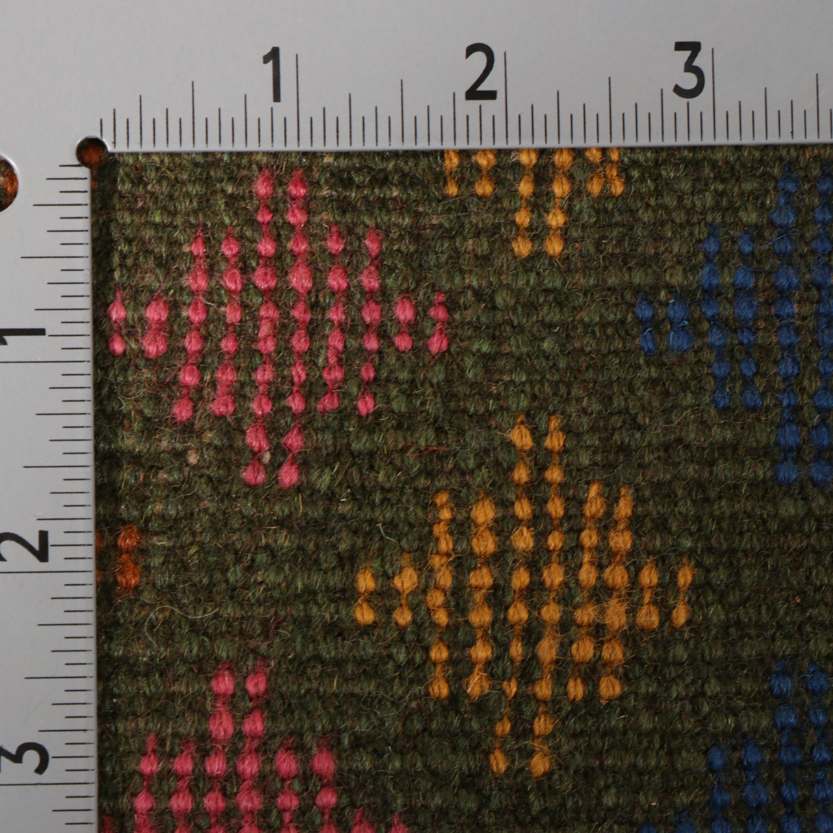 3'1 x 4'3 Hand-Knotted Persian Gabbeh Accent Rug