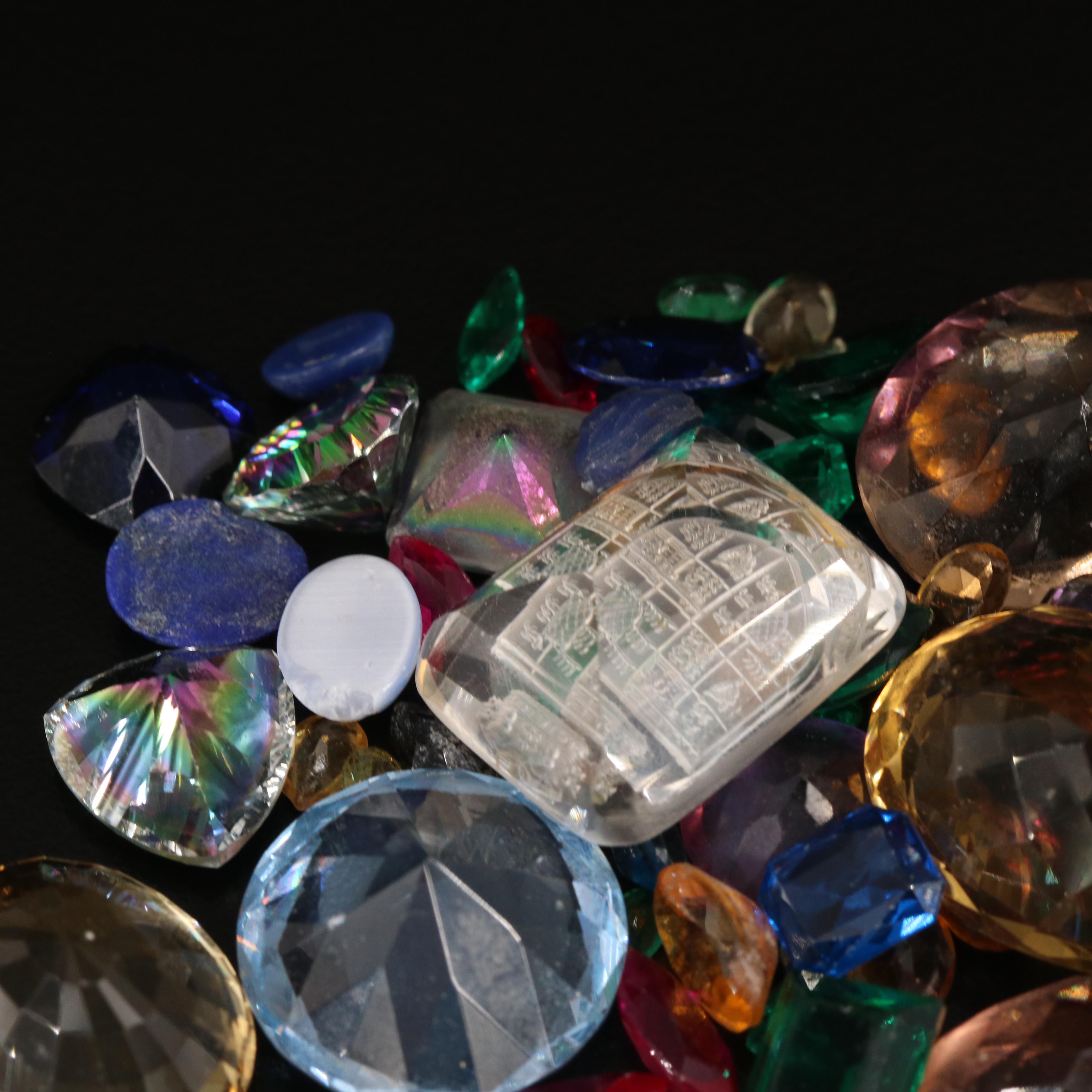 Loose 323.40 CTW Gemstones Including Rock Crystal Quartz, Topaz and Citrine