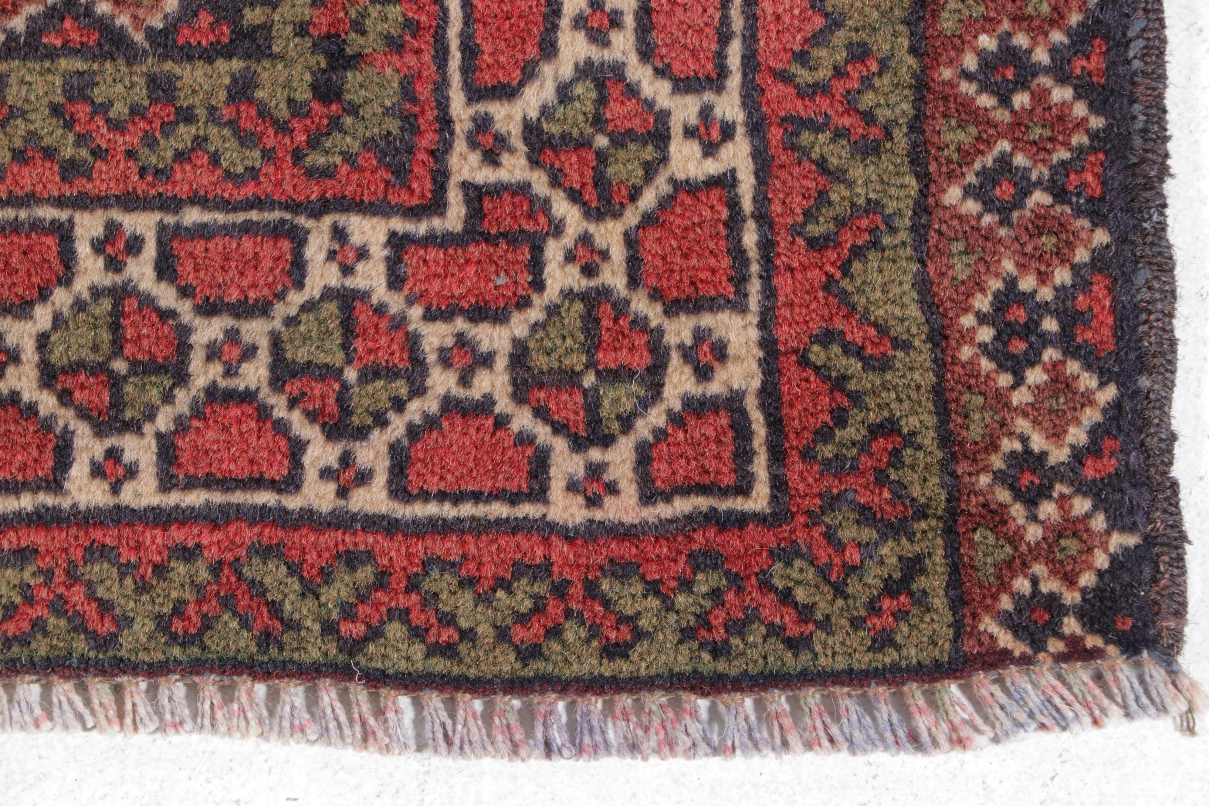 2'9 x 4'7 Hand-Knotted Afghan Accent Rug