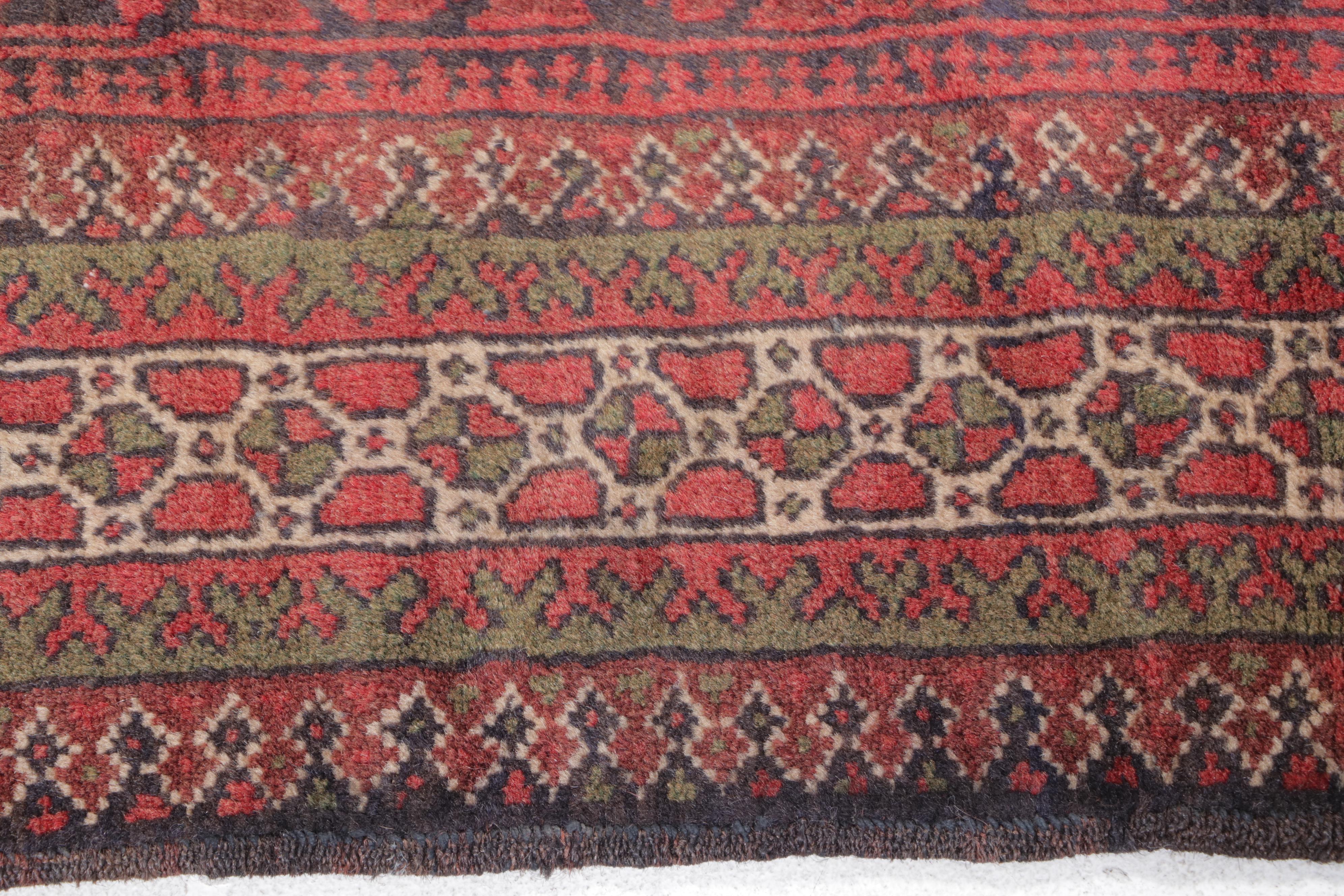 2'9 x 4'7 Hand-Knotted Afghan Accent Rug
