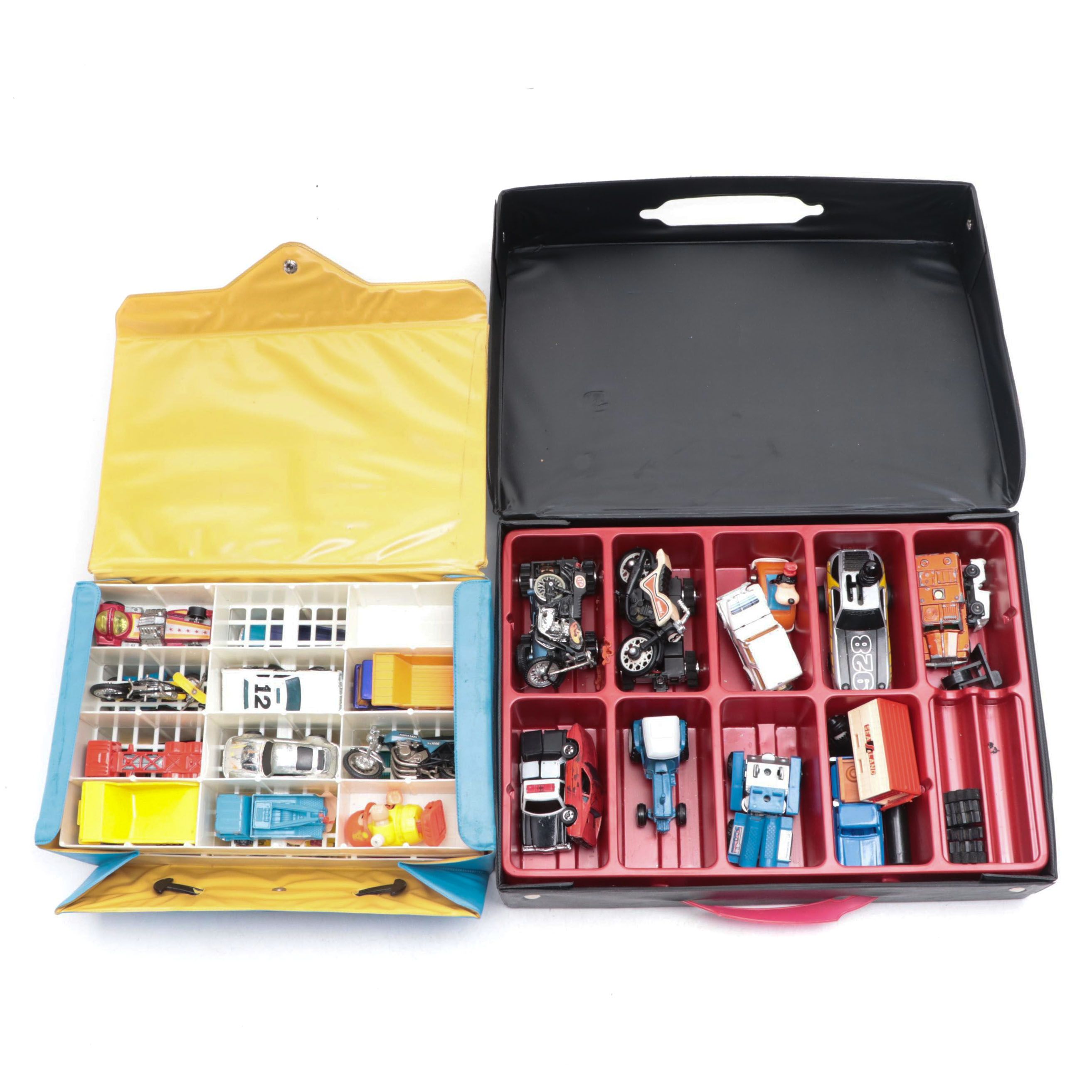 Hot Wheels, Yatming, Matchbox and Other Toy Cars and Storage Cases