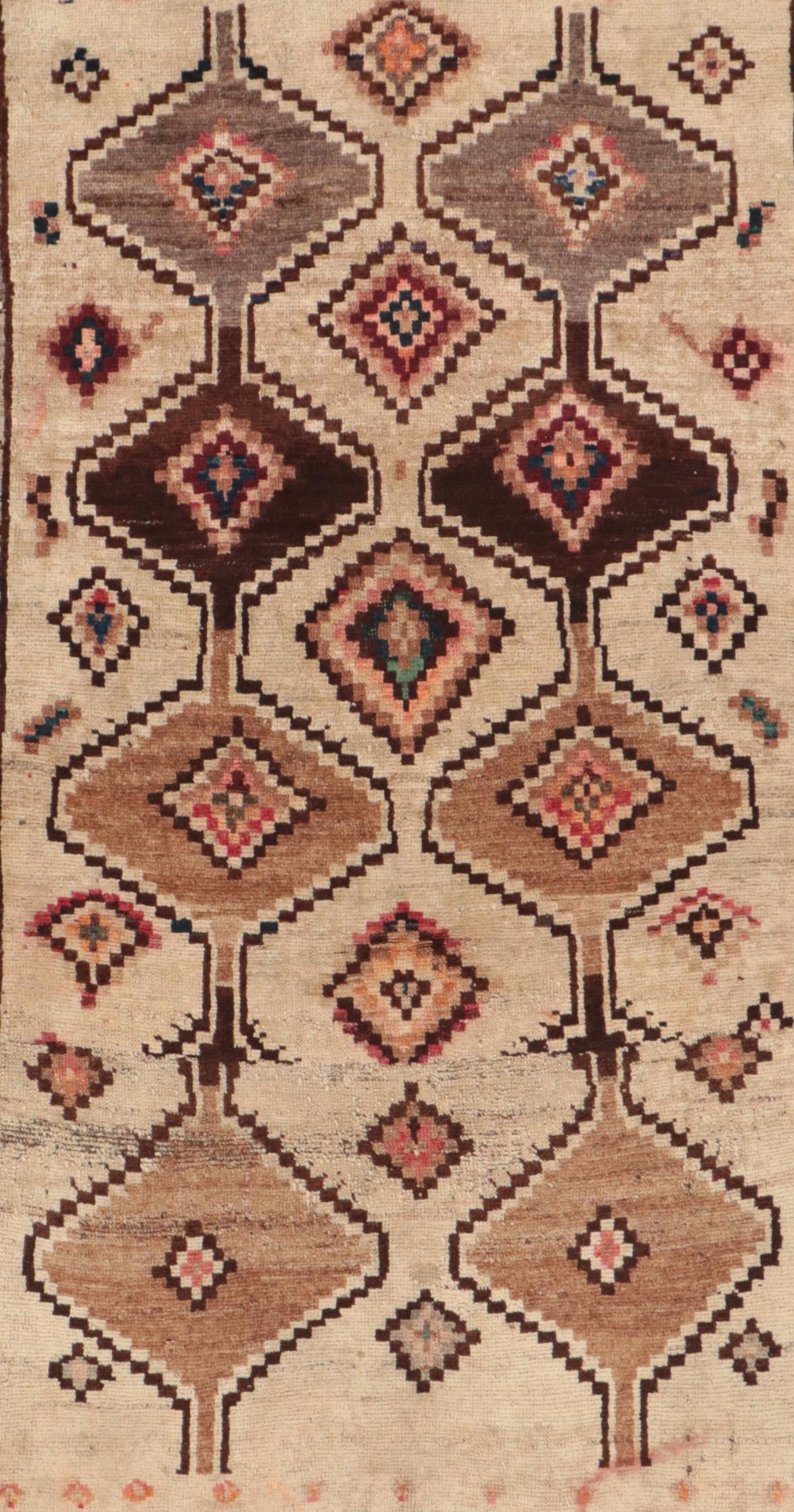 3'9 x 6'2 Hand-Knotted Persian Yalameh Area Rug