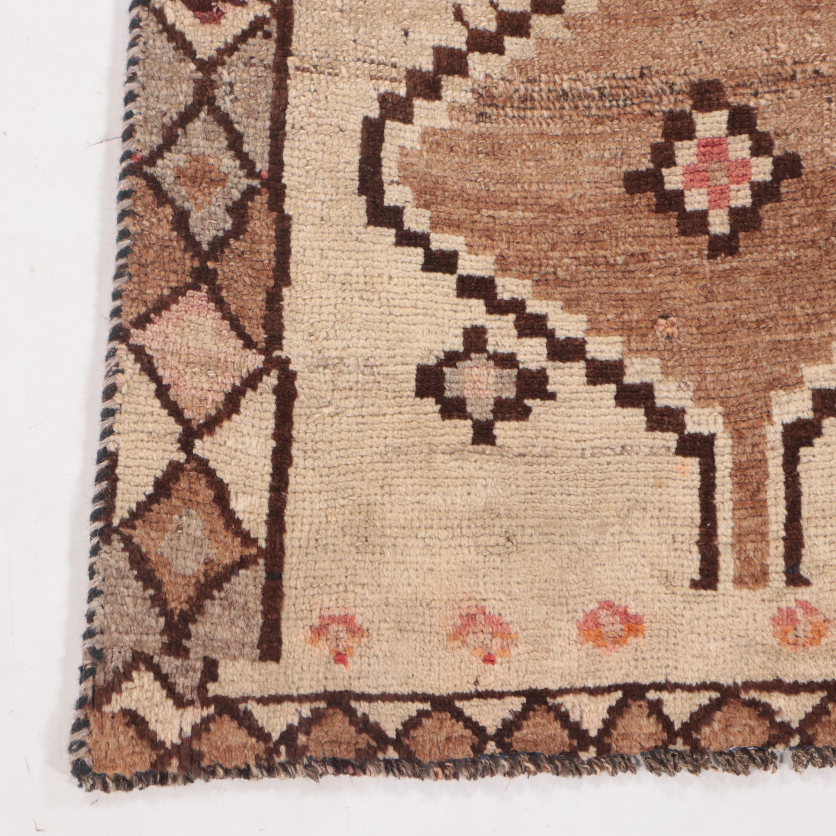 3'9 x 6'2 Hand-Knotted Persian Yalameh Area Rug