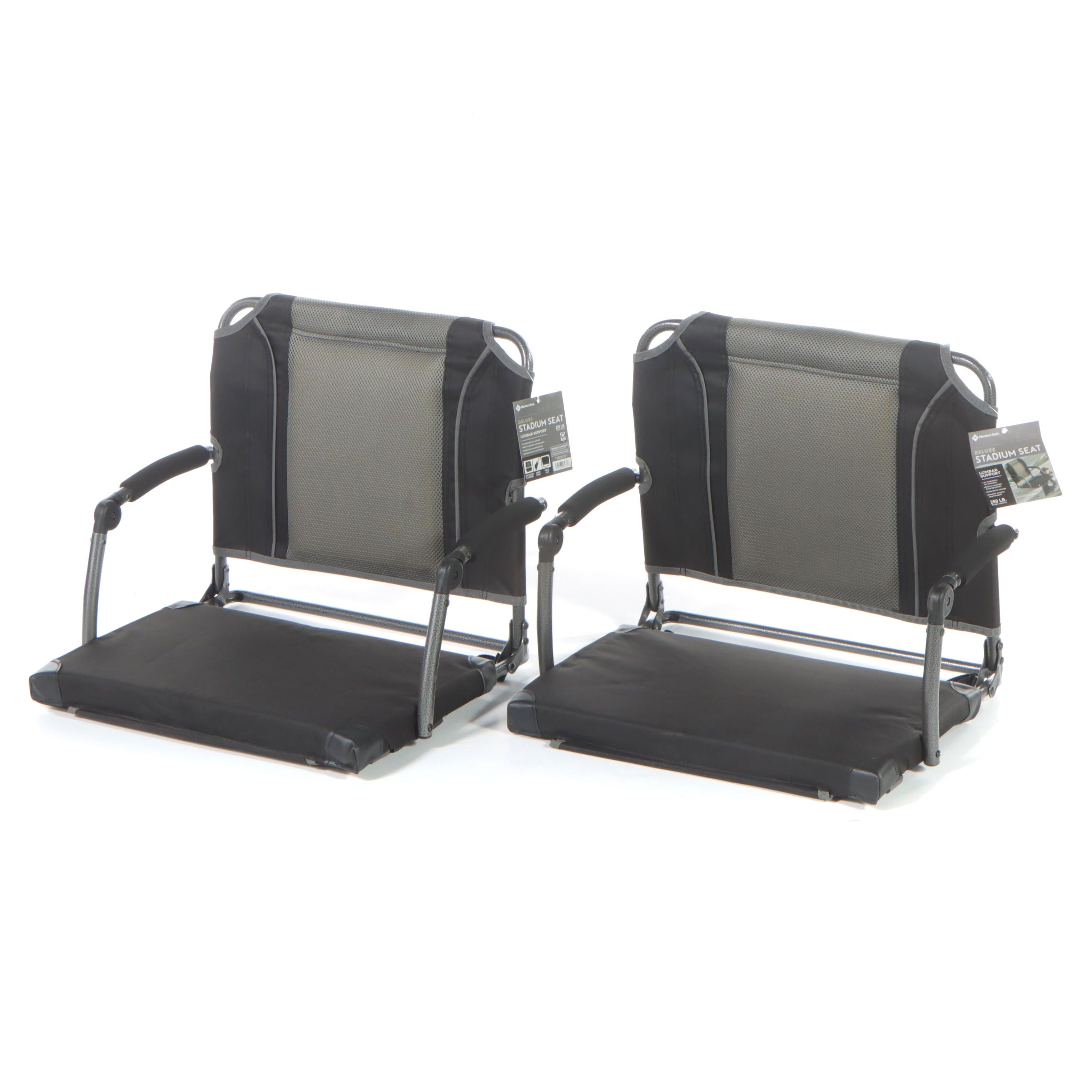 Two Member's Mark Deluxe Stadium Seats