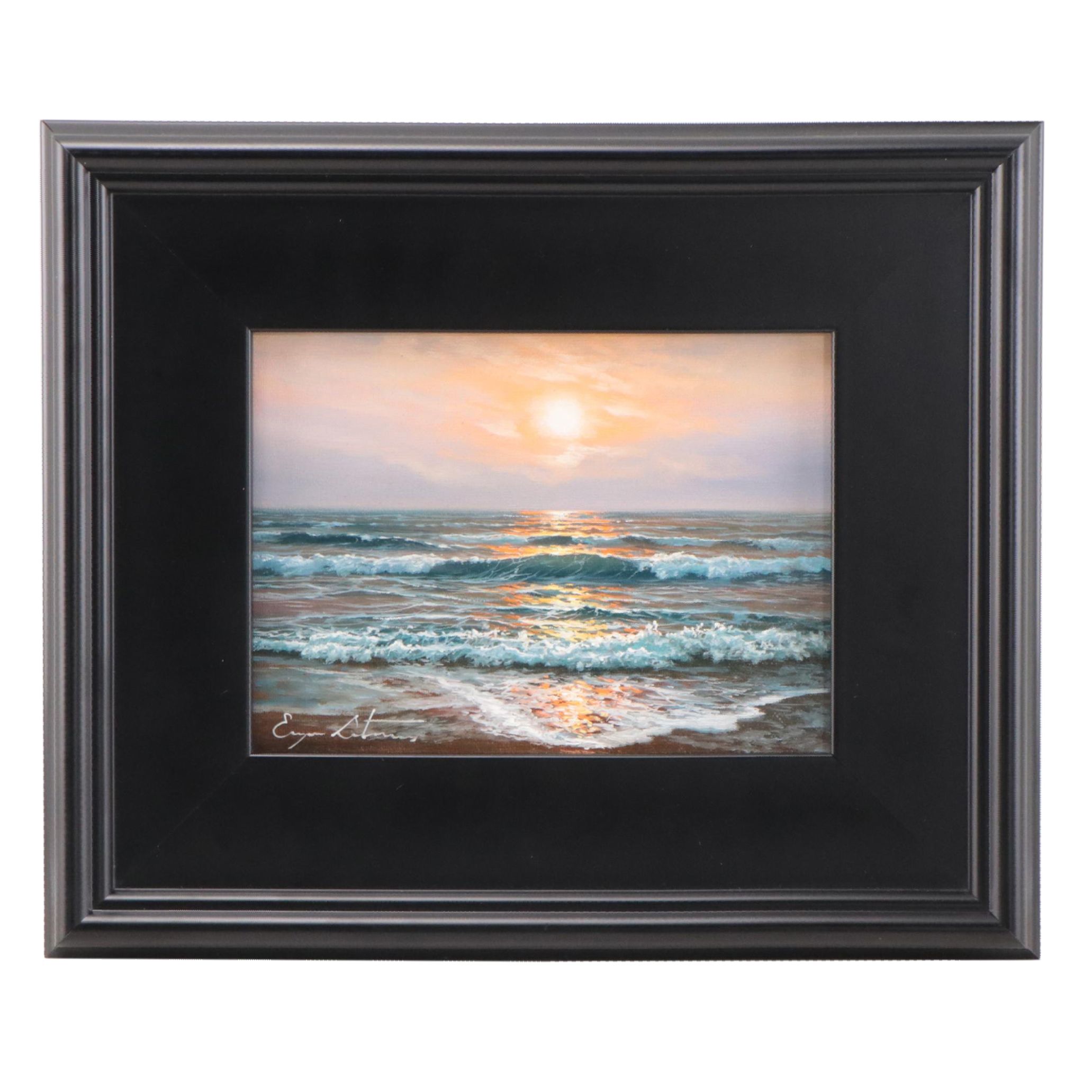 Jevgenijus Litvinas Seascape Oil Painting, 21st Century