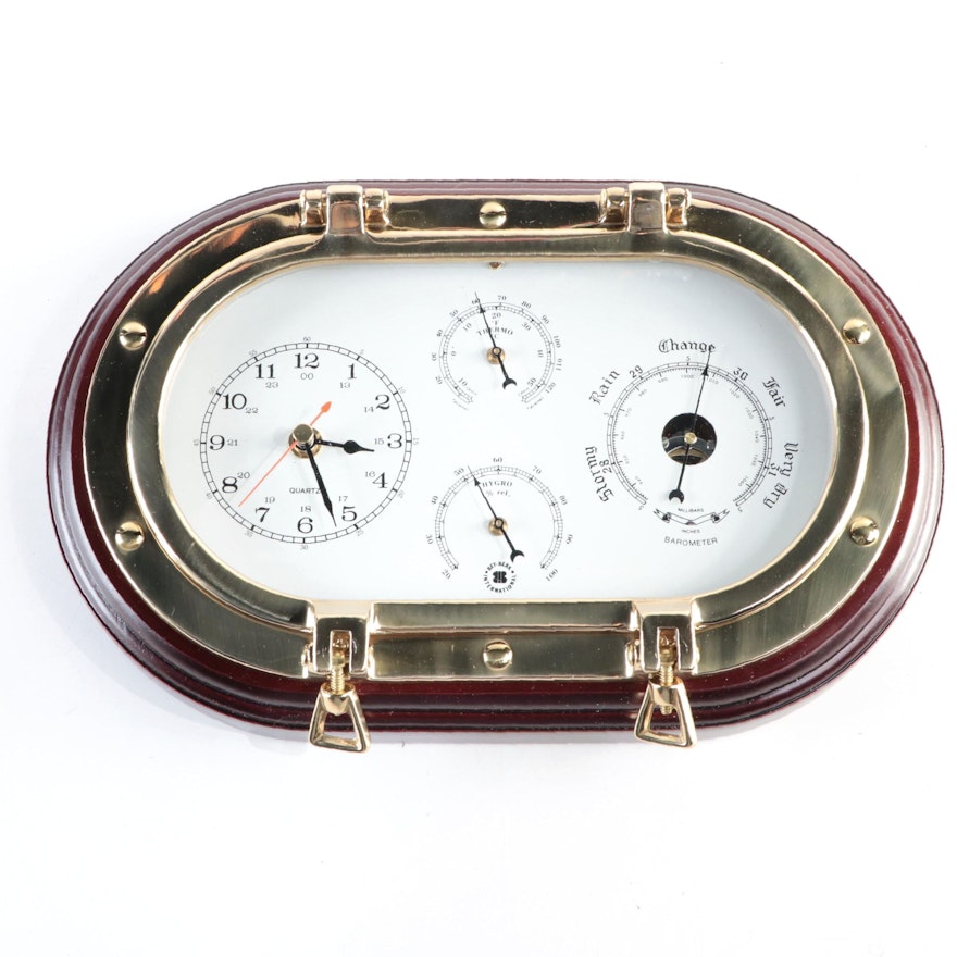 Bey-Berk International Porthole Style Weather Station