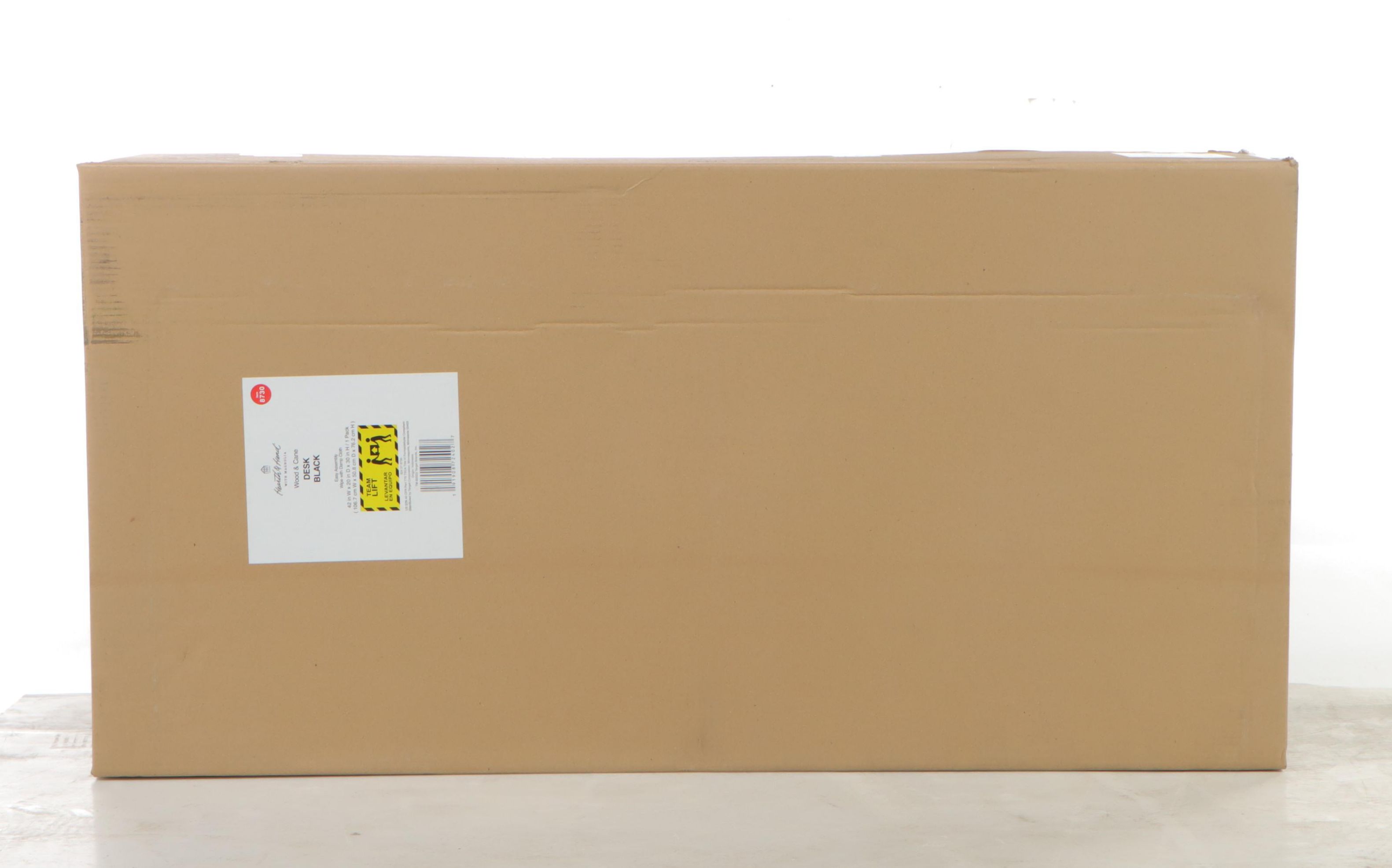 Hearth & Hand With Magnolia Wood and Cane Writing Desk in Black