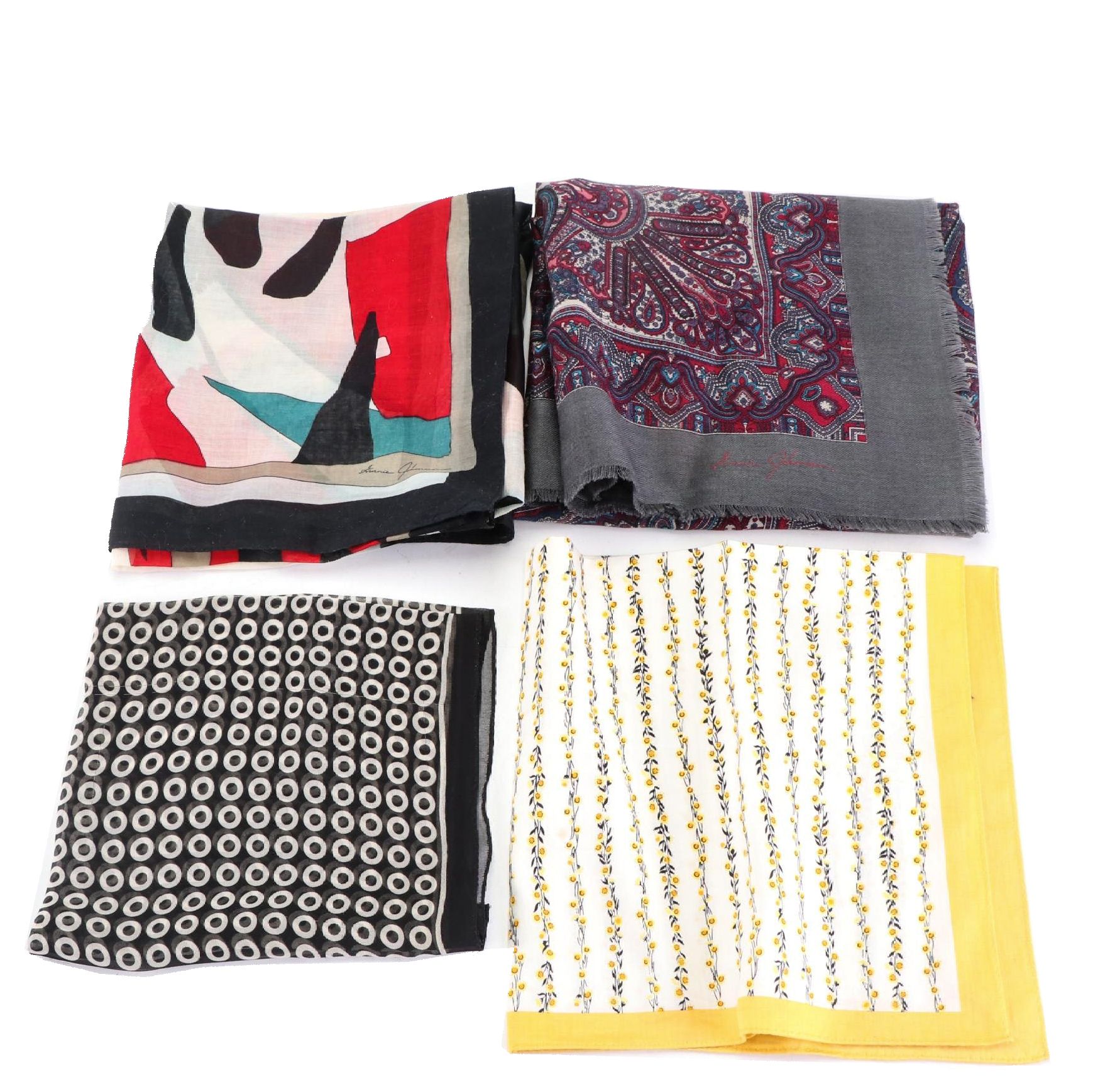 Ginnie Johansen, Liberty and Ann Taylor Scarves