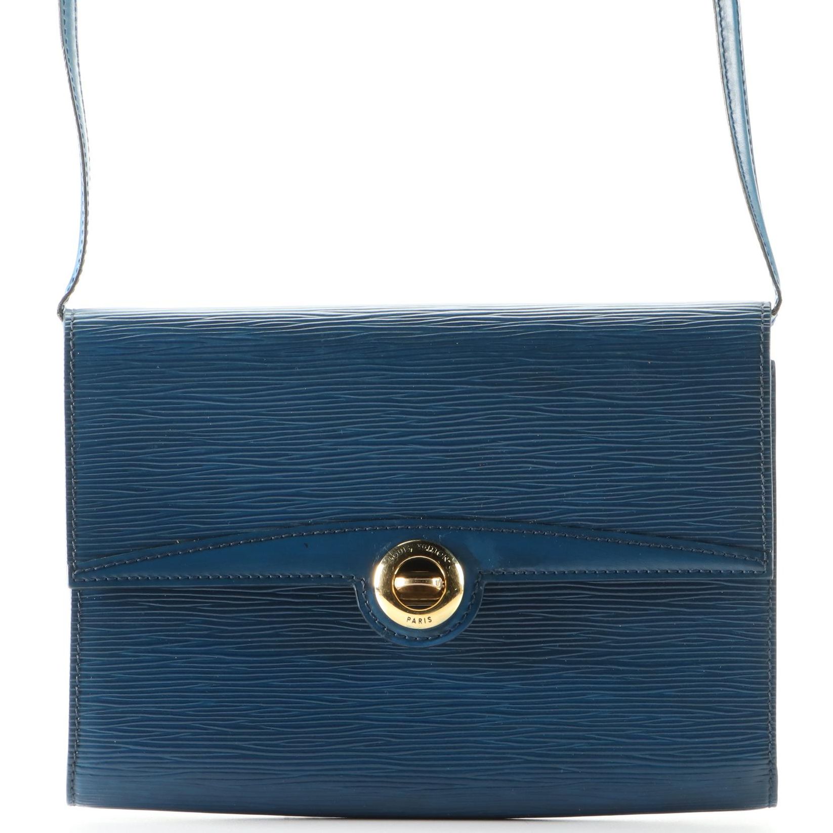 Louis Vuitton Pochette Arche Shoulder Bag in Epi and Smooth Leather