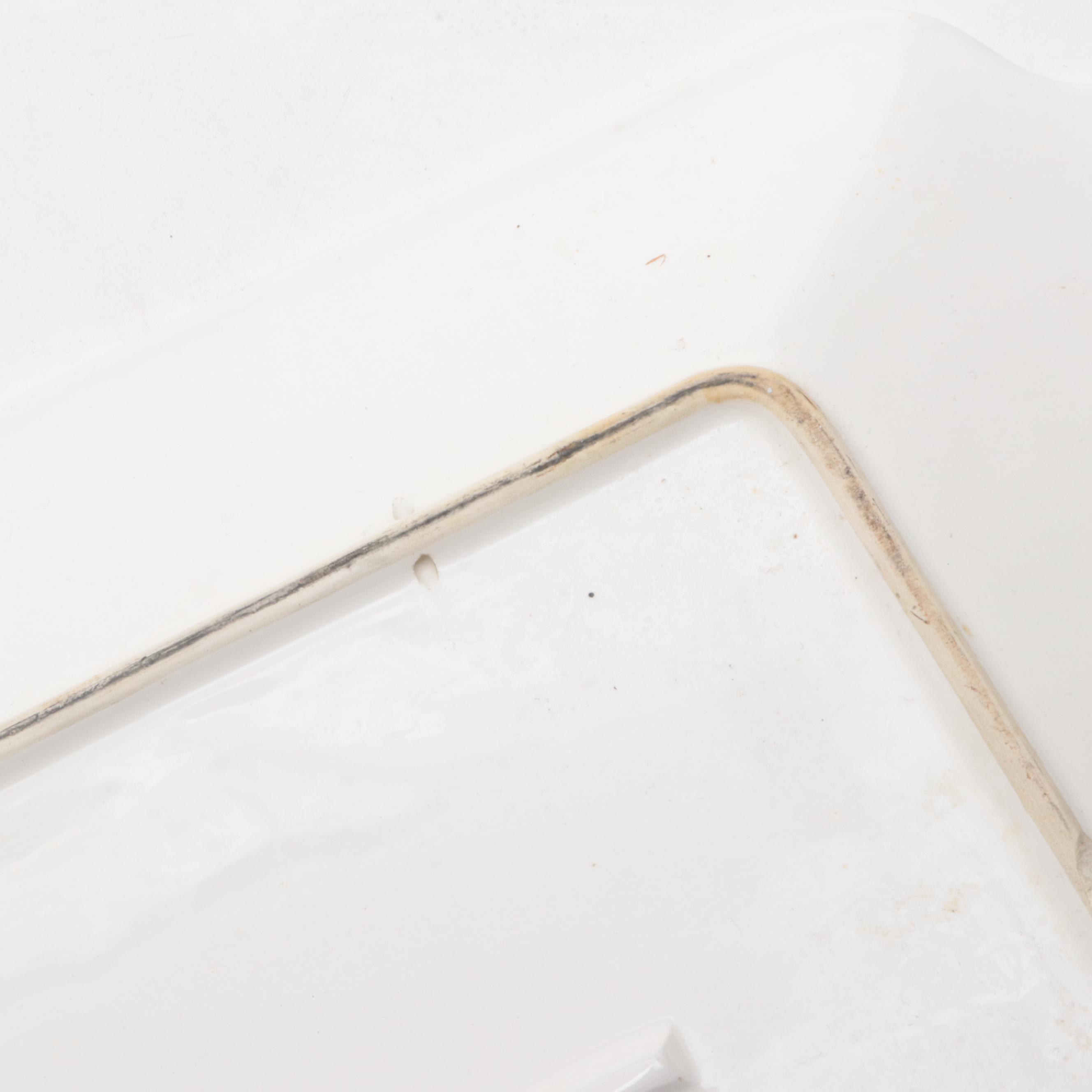 Portuguese Faïence Hand-Painted Tray