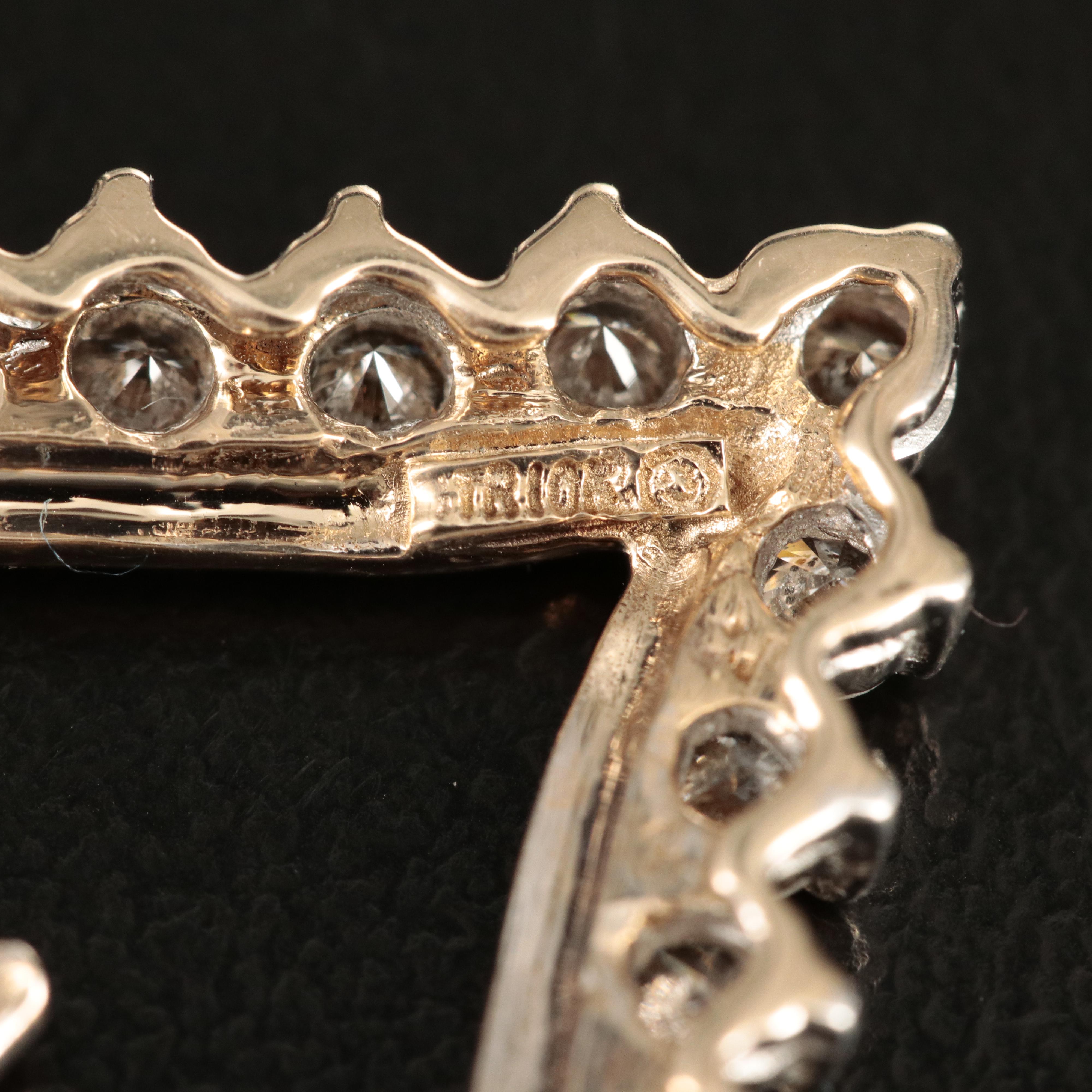 10K 0.96 CTW Heart Pendant