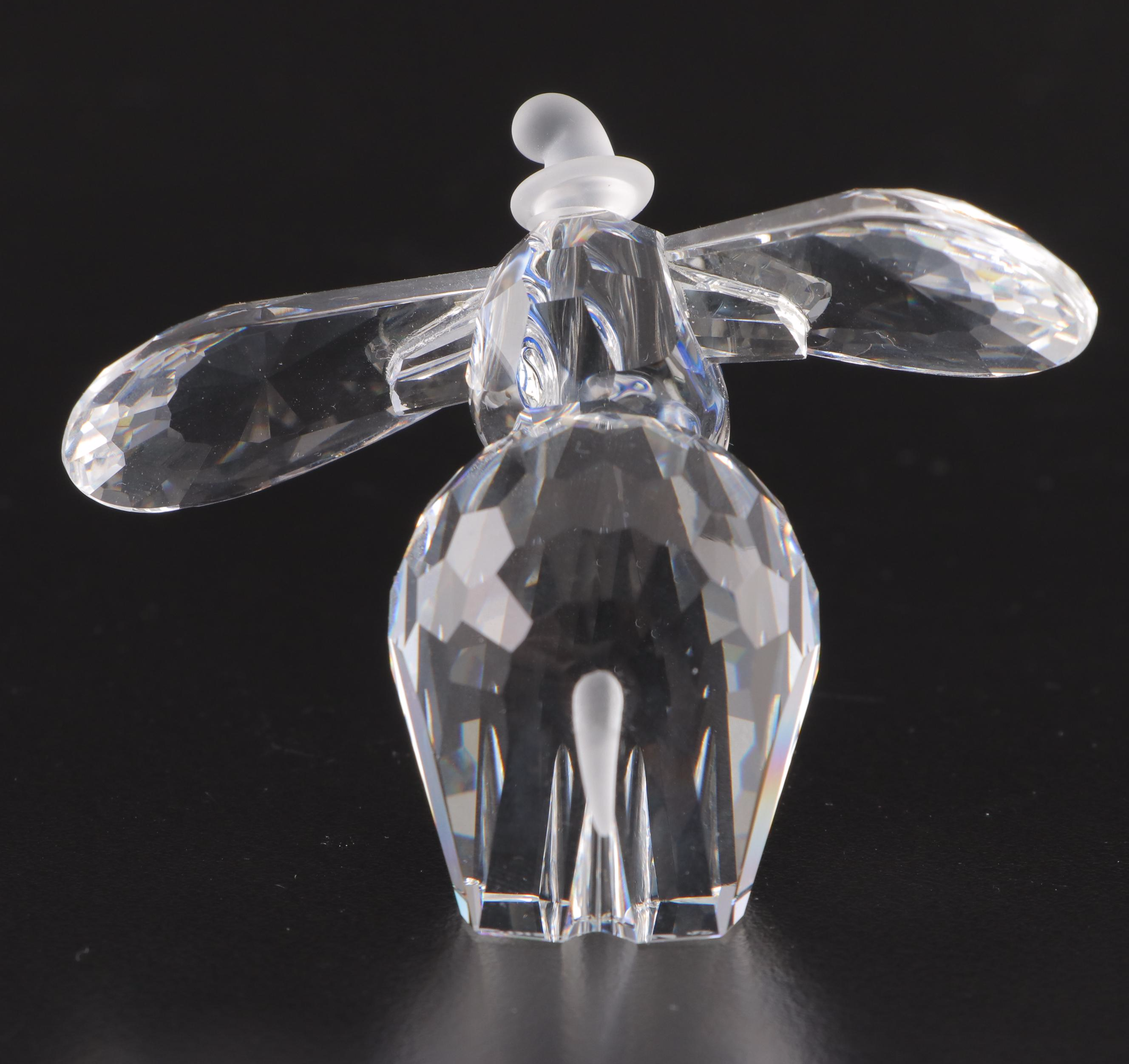 Swarovski Crystal Teddy Bear and Disney "Dumbo" Figurines