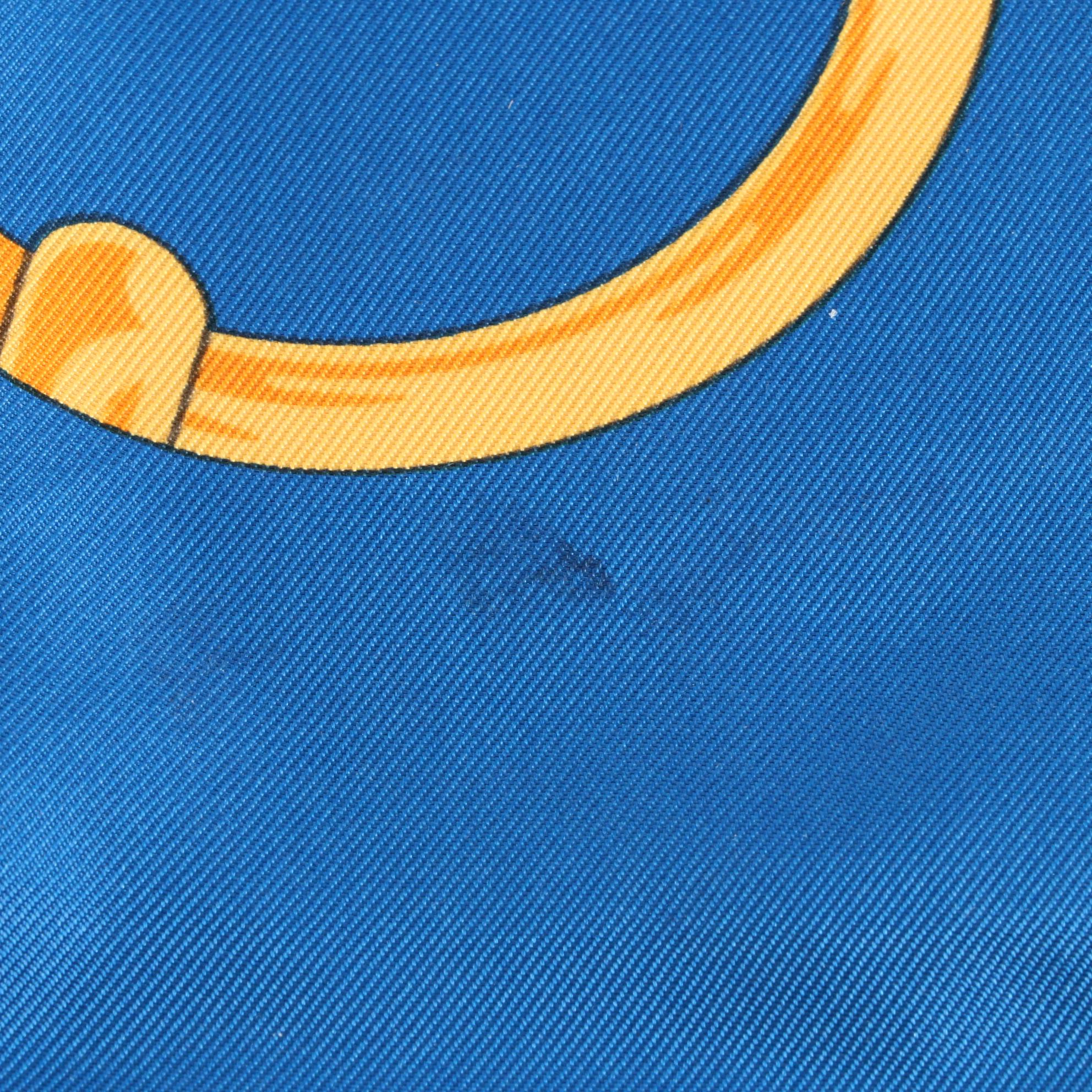 Hermès "Tout en Carre" Silk Twill Scarf 90