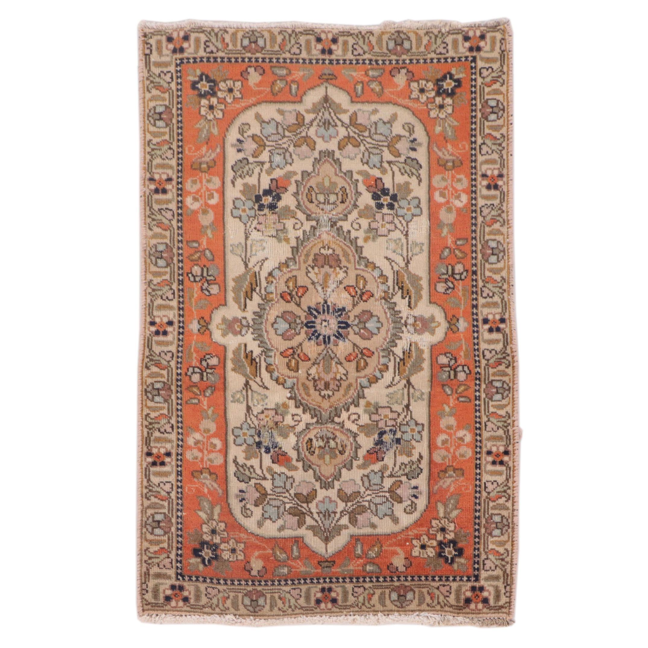 2'1 x 3'6 Hand-Knotted Persian Hamadan Accent Rug