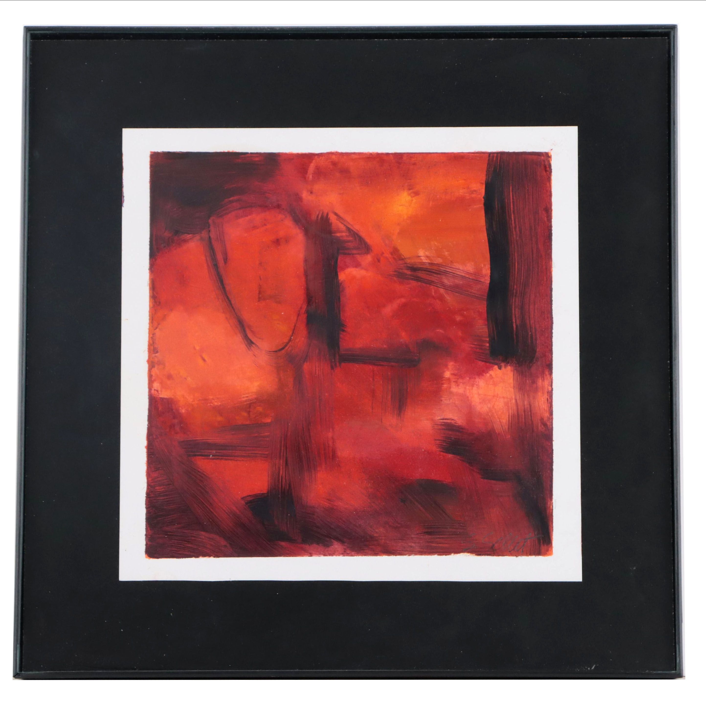 Sharon Sellet Abstract Landscape Oil Painting