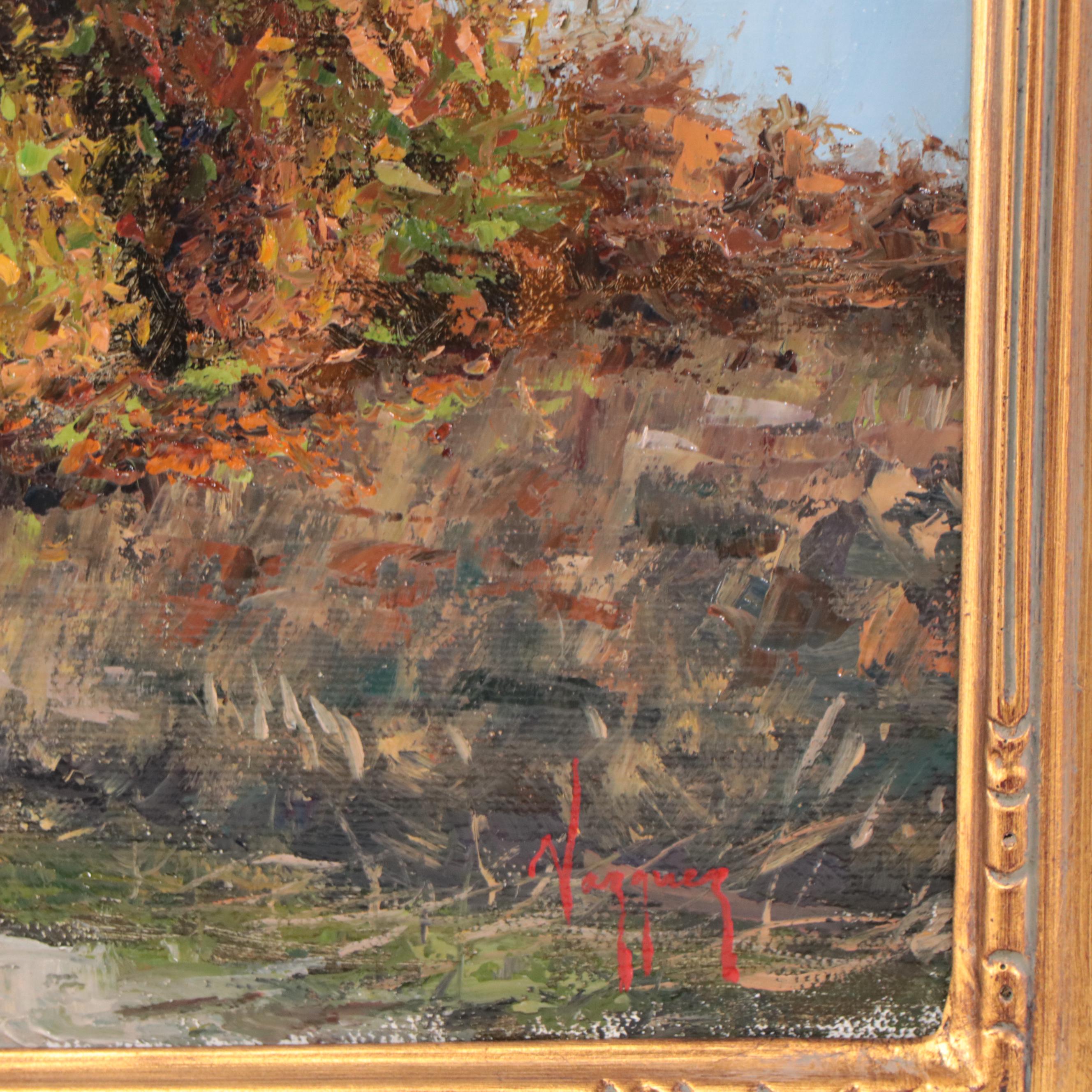 Marco Antonio Vazquez Landscape Oil Painting, 2021