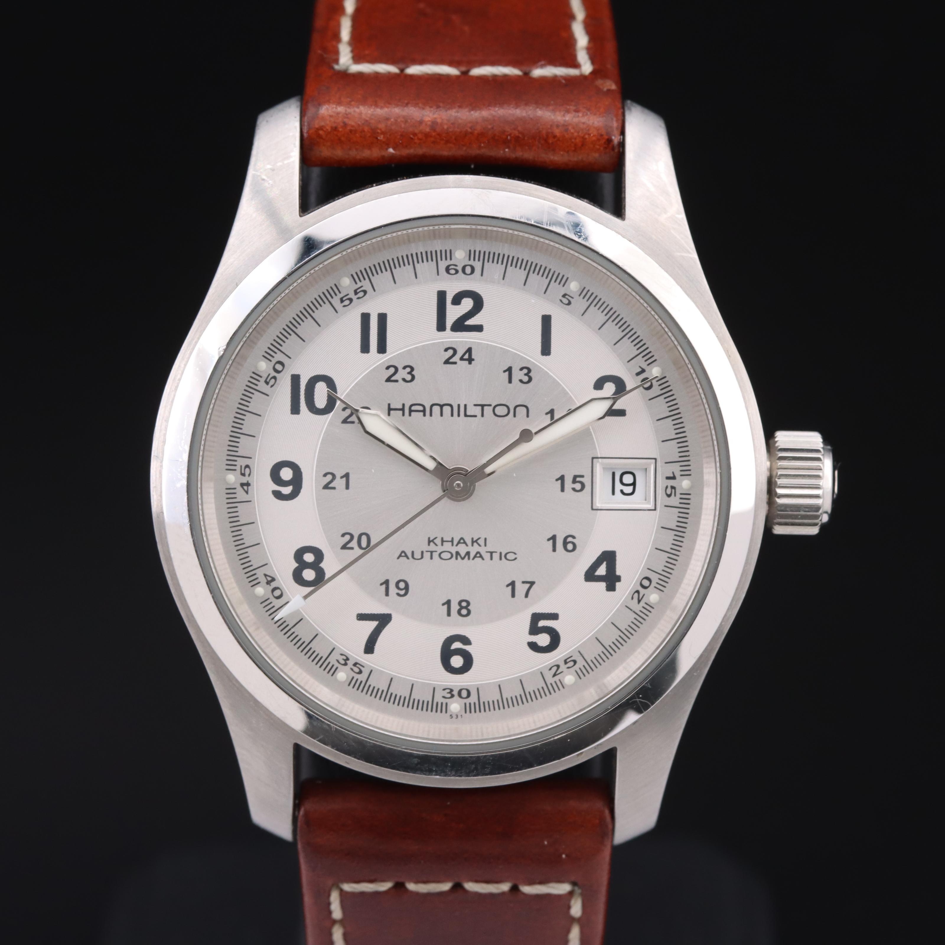 Hamilton Khaki Field Steel Automatic Watch