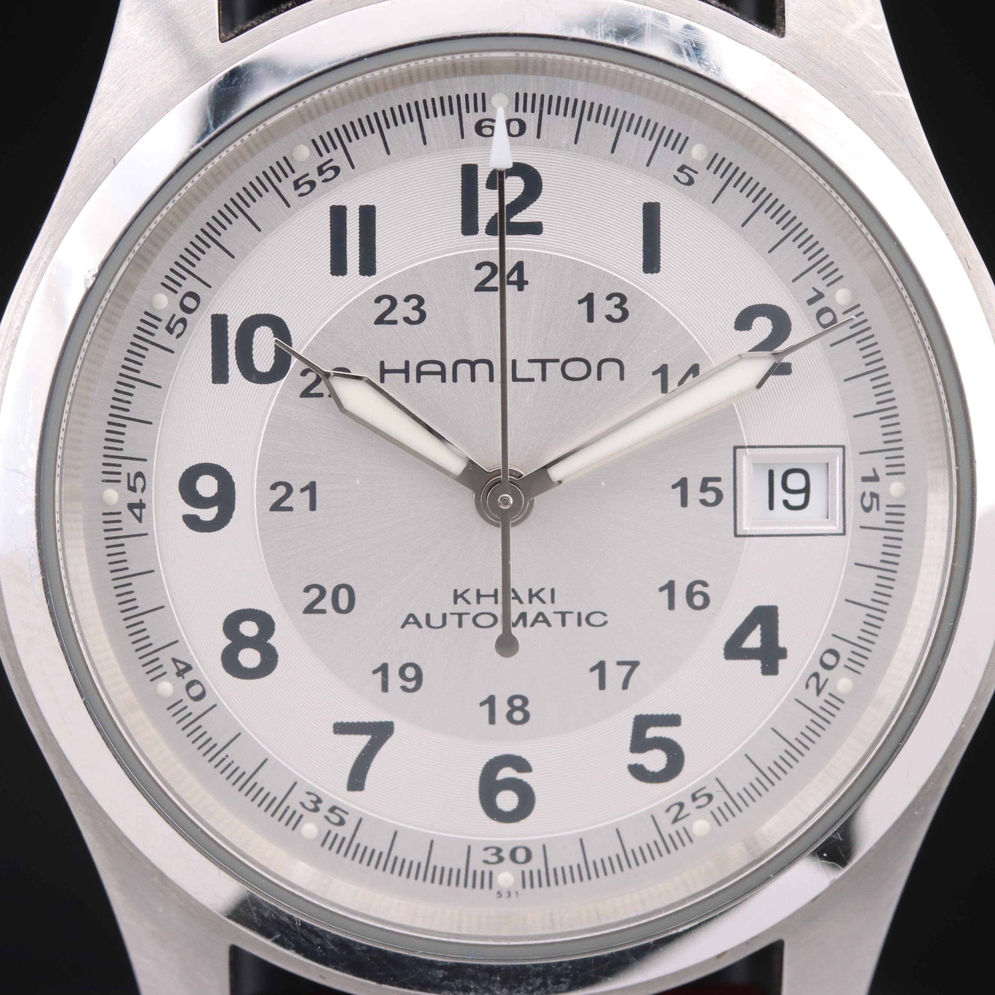 Hamilton Khaki Field Steel Automatic Watch
