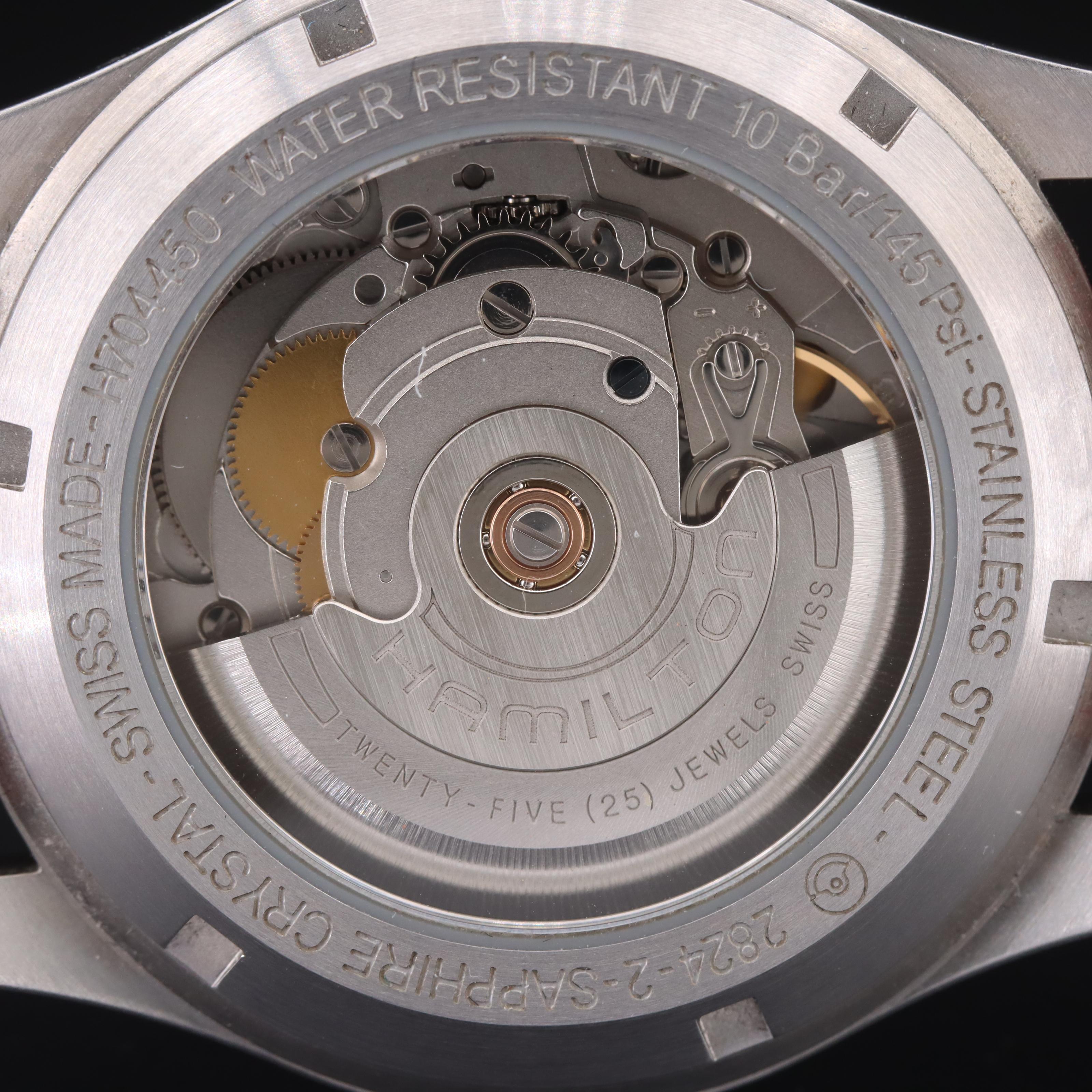 Hamilton Khaki Field Steel Automatic Watch