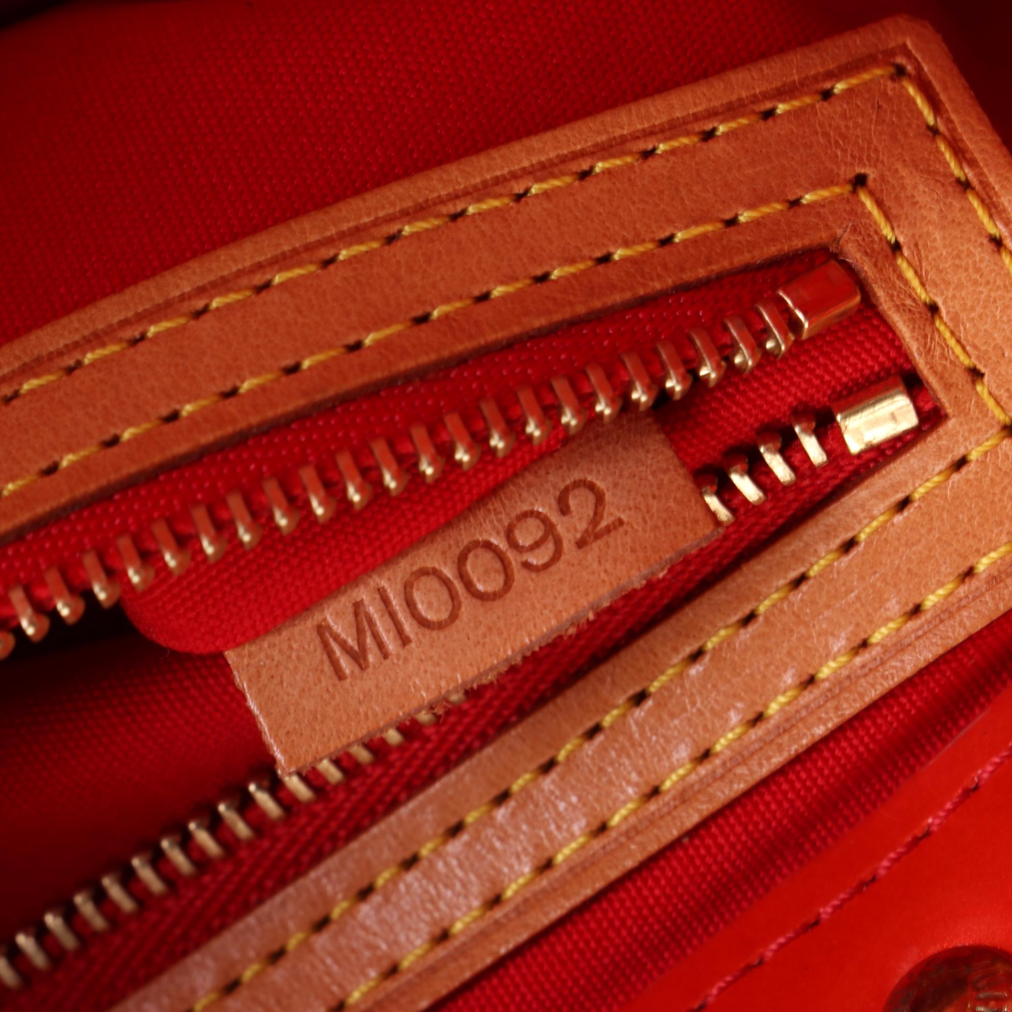 Louis Vuitton Reade PM Bag in Monogram Vernis and Vachetta Leather