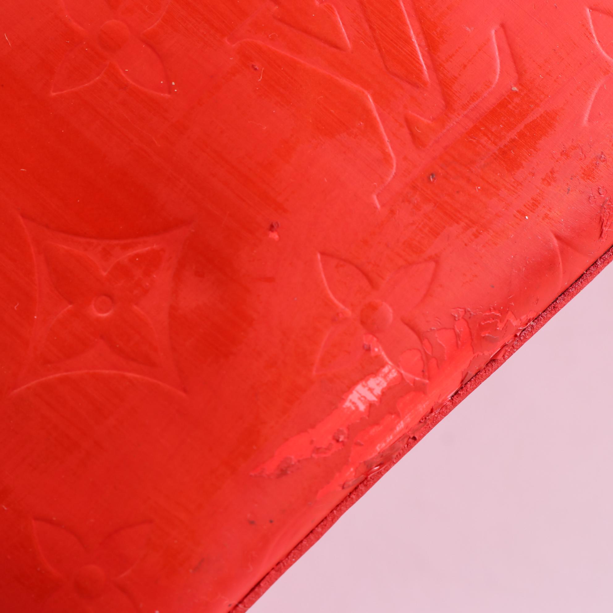 Louis Vuitton Reade PM Bag in Monogram Vernis and Vachetta Leather