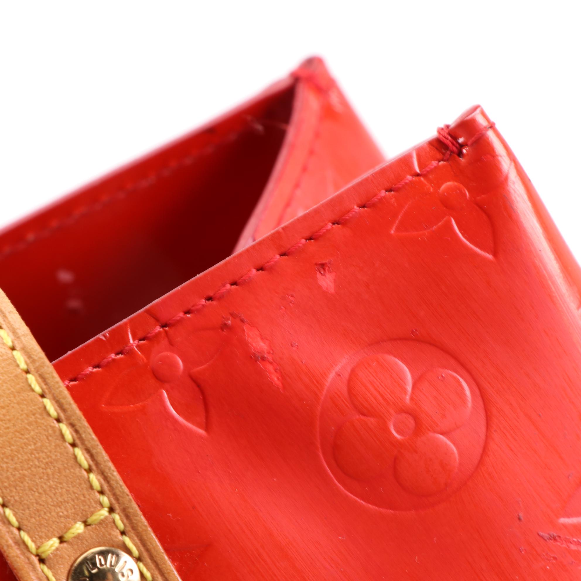 Louis Vuitton Reade PM Bag in Monogram Vernis and Vachetta Leather