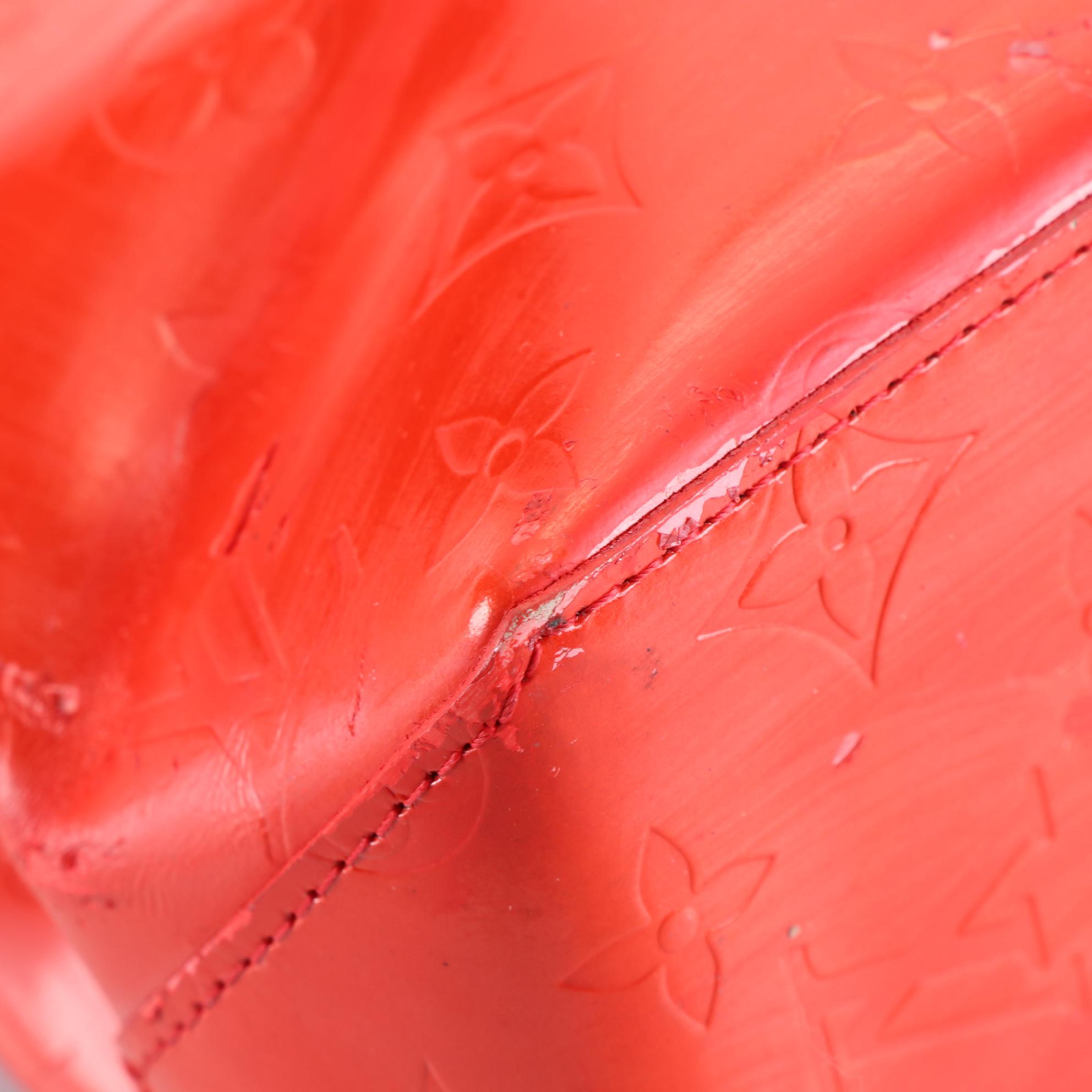 Louis Vuitton Reade PM Bag in Monogram Vernis and Vachetta Leather