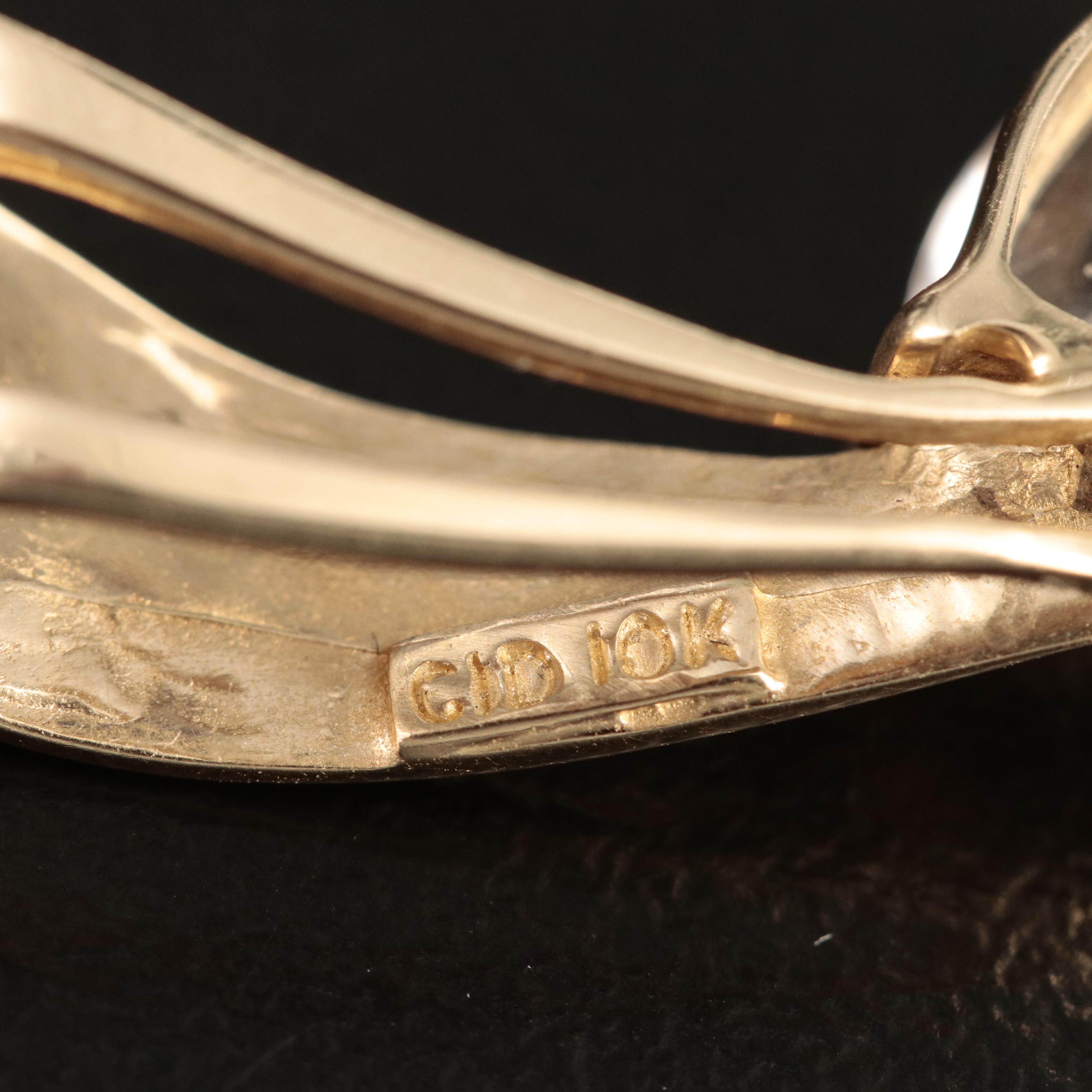 10K Morganite Slide Pendant