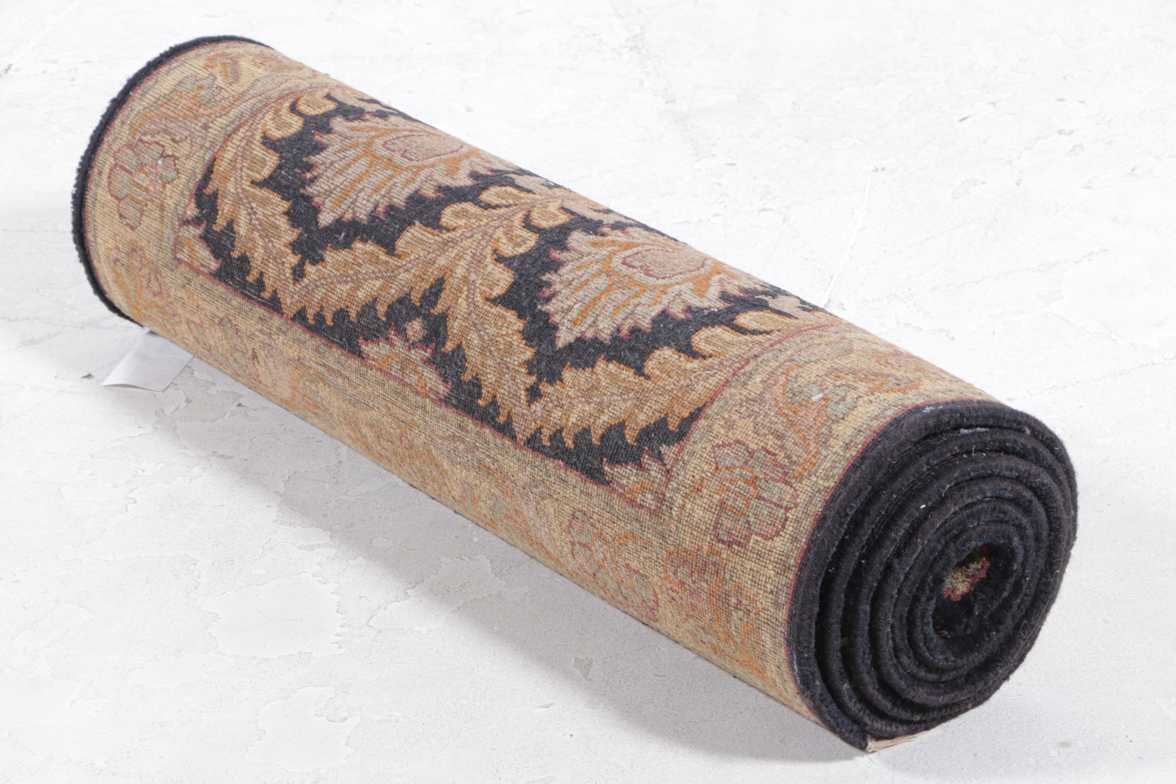 3' x 10'1 Hand-Knotted Indian Agra Carpet Runner