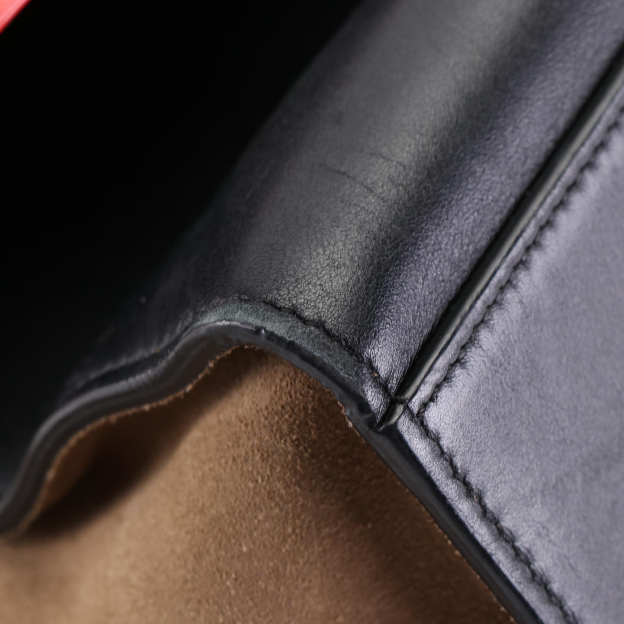 Céline Small Trapeze Bag in Leather and Suede with Shoulder Strap