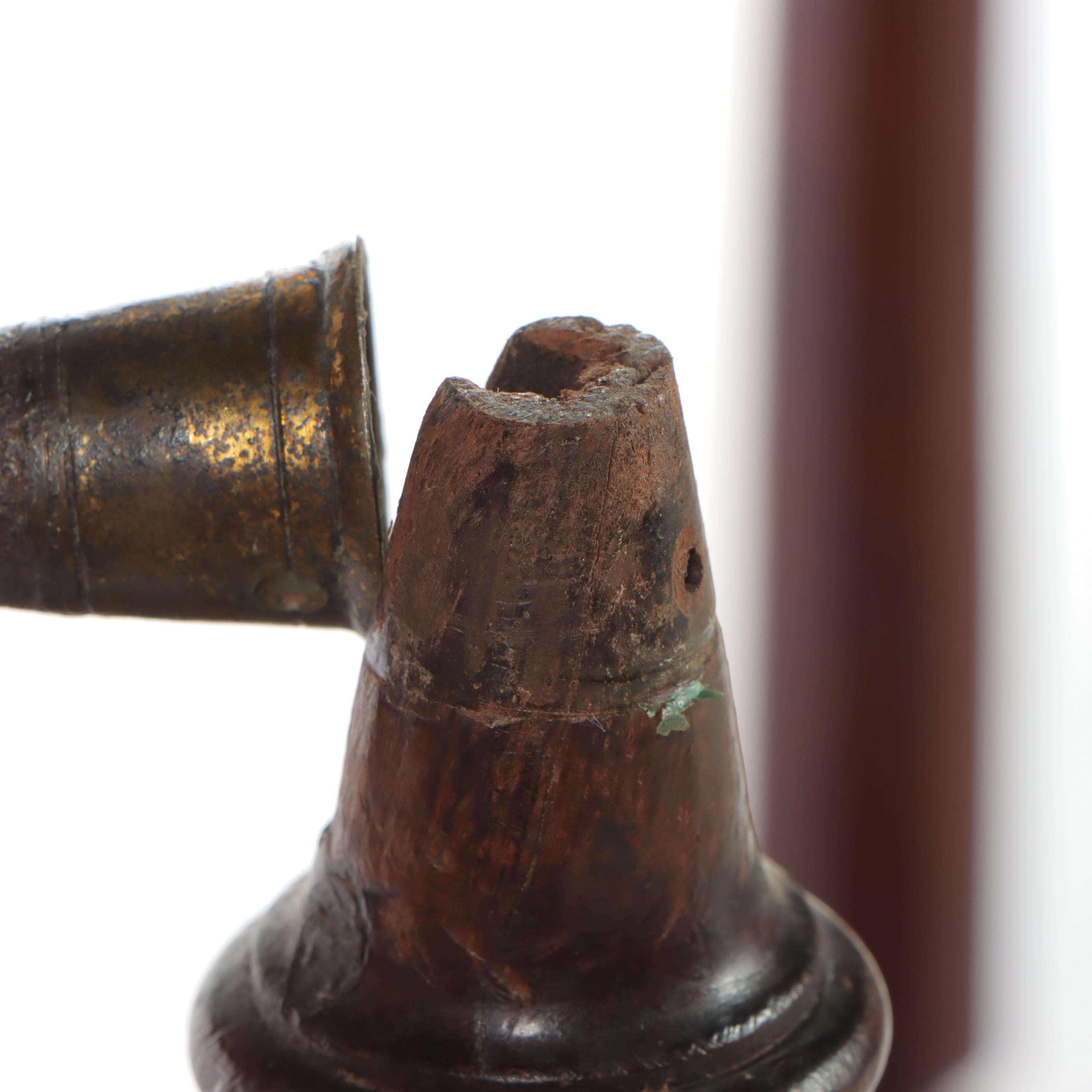 Napoleon III Rosewood Drop-Leaf Bedside Table, Late 19th Century
