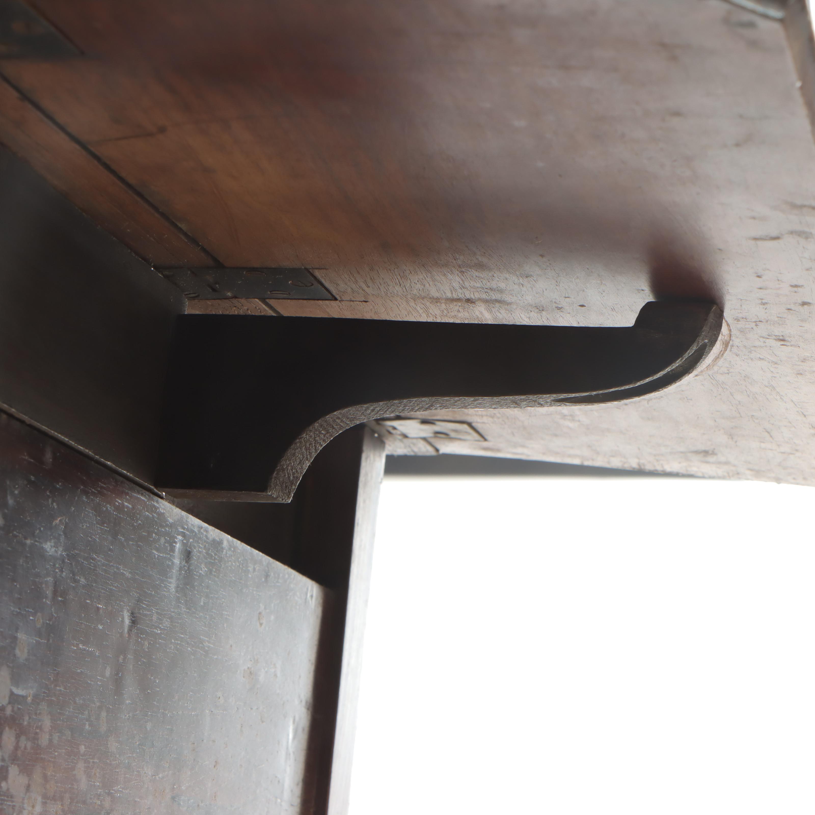 Napoleon III Rosewood Drop-Leaf Bedside Table, Late 19th Century