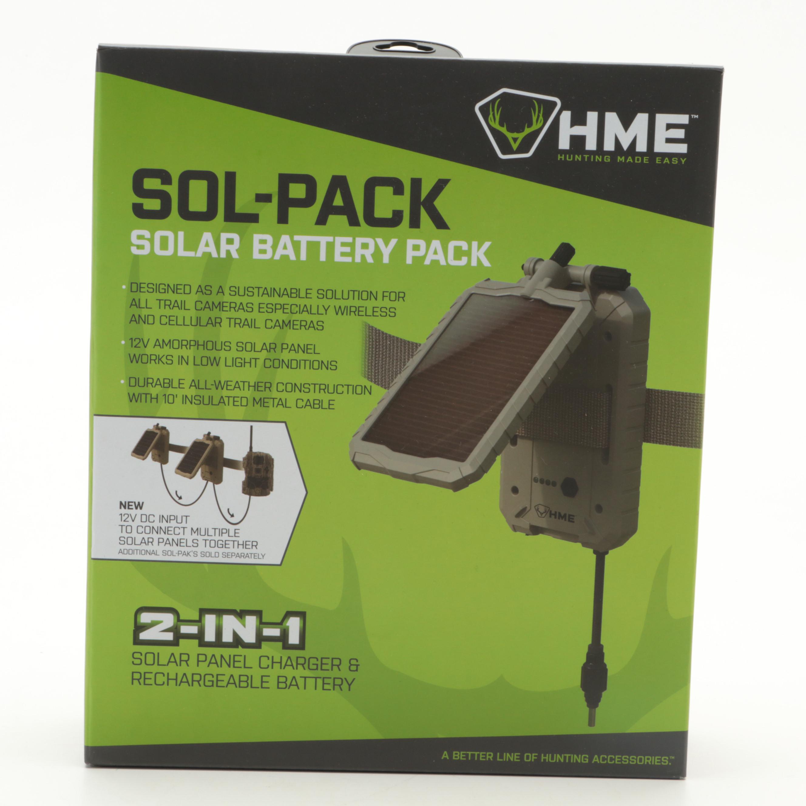 HME Sol-Pack Trail Camera Solar Battery Pack
