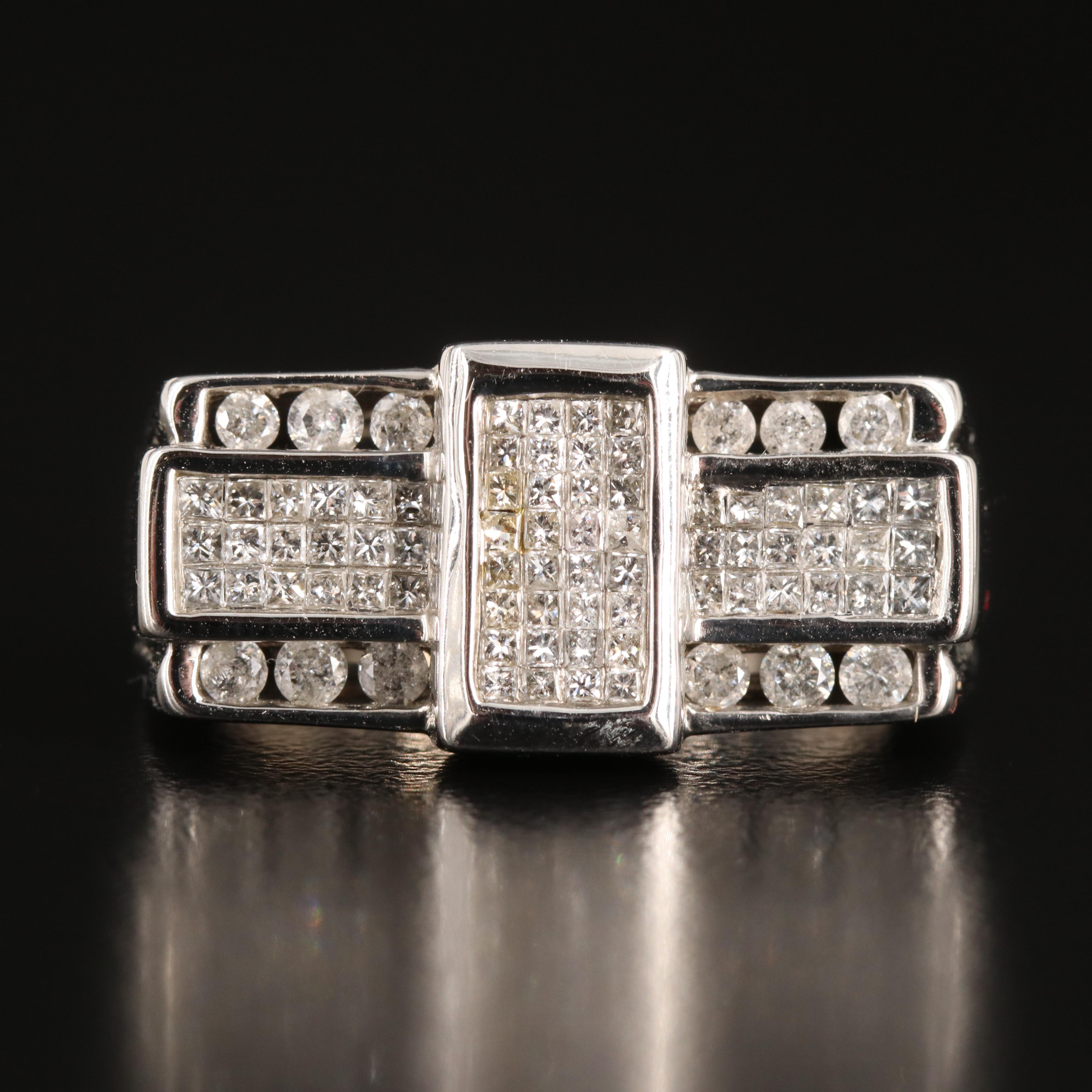 14K 0.88 CTW Diamond Ring