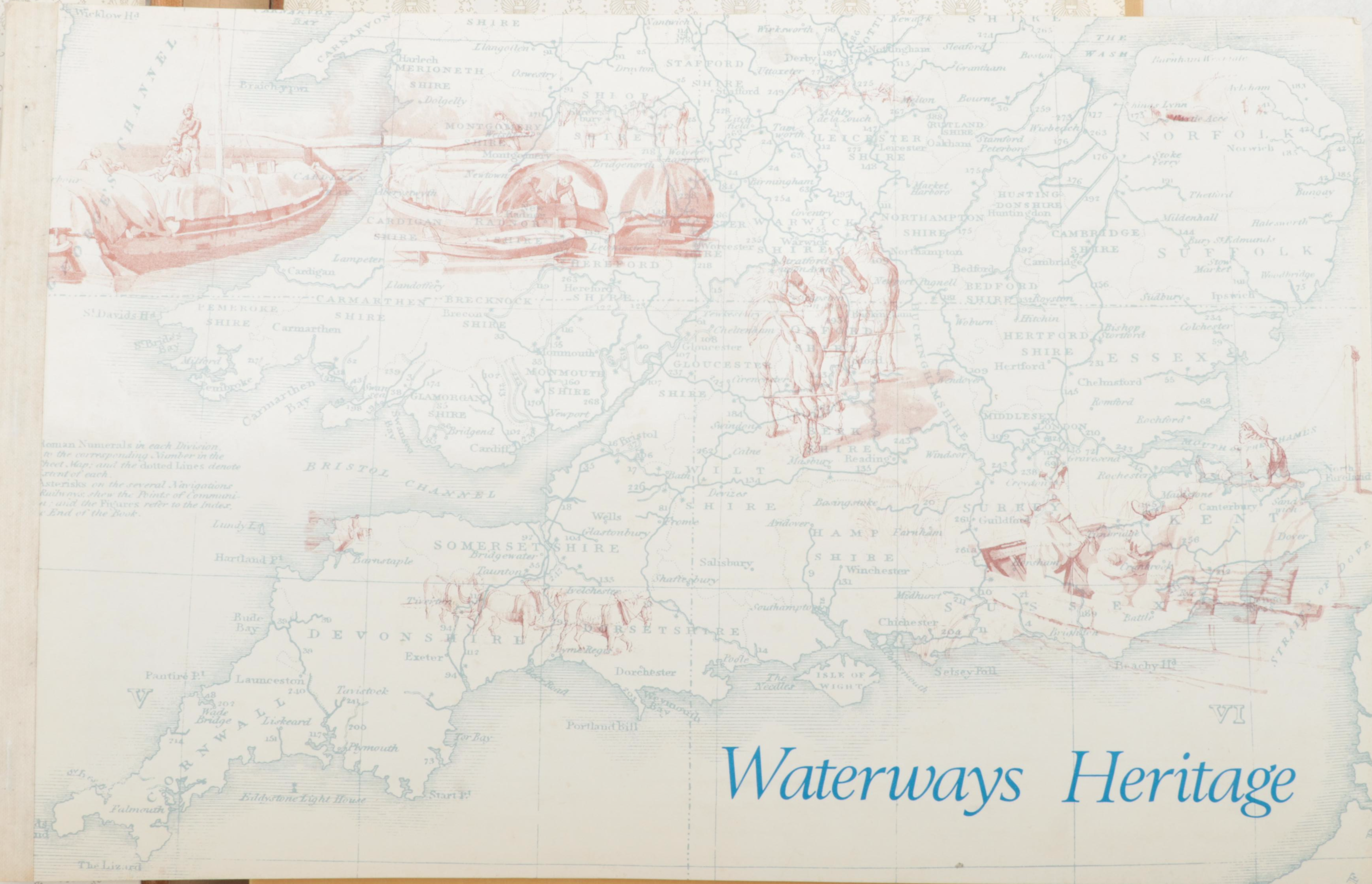 Luton Museum "Waterways Heritage" and Ship Builder Plans and Other Books