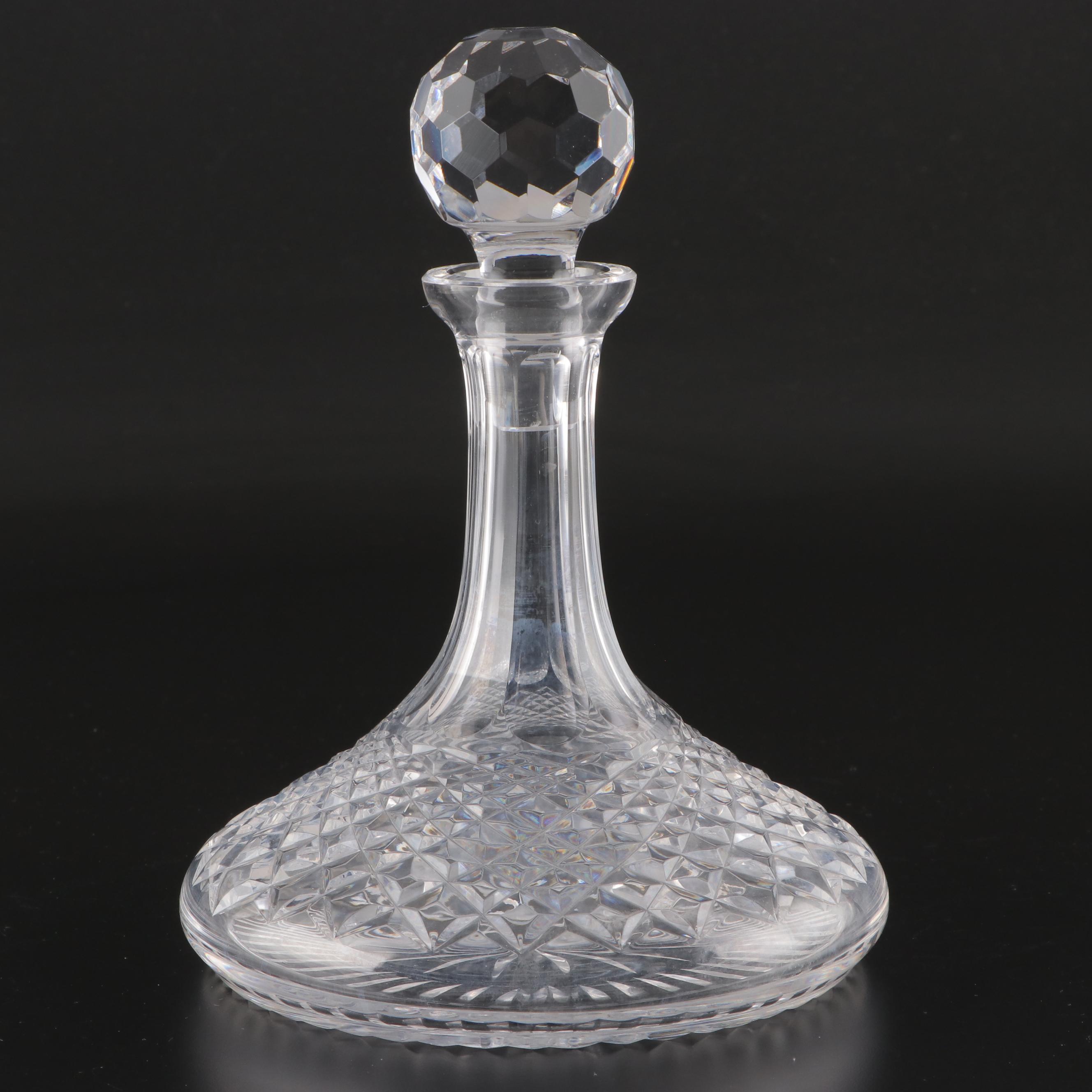 Waterford Crystal "Alana" Ship's Decanter with Stopper