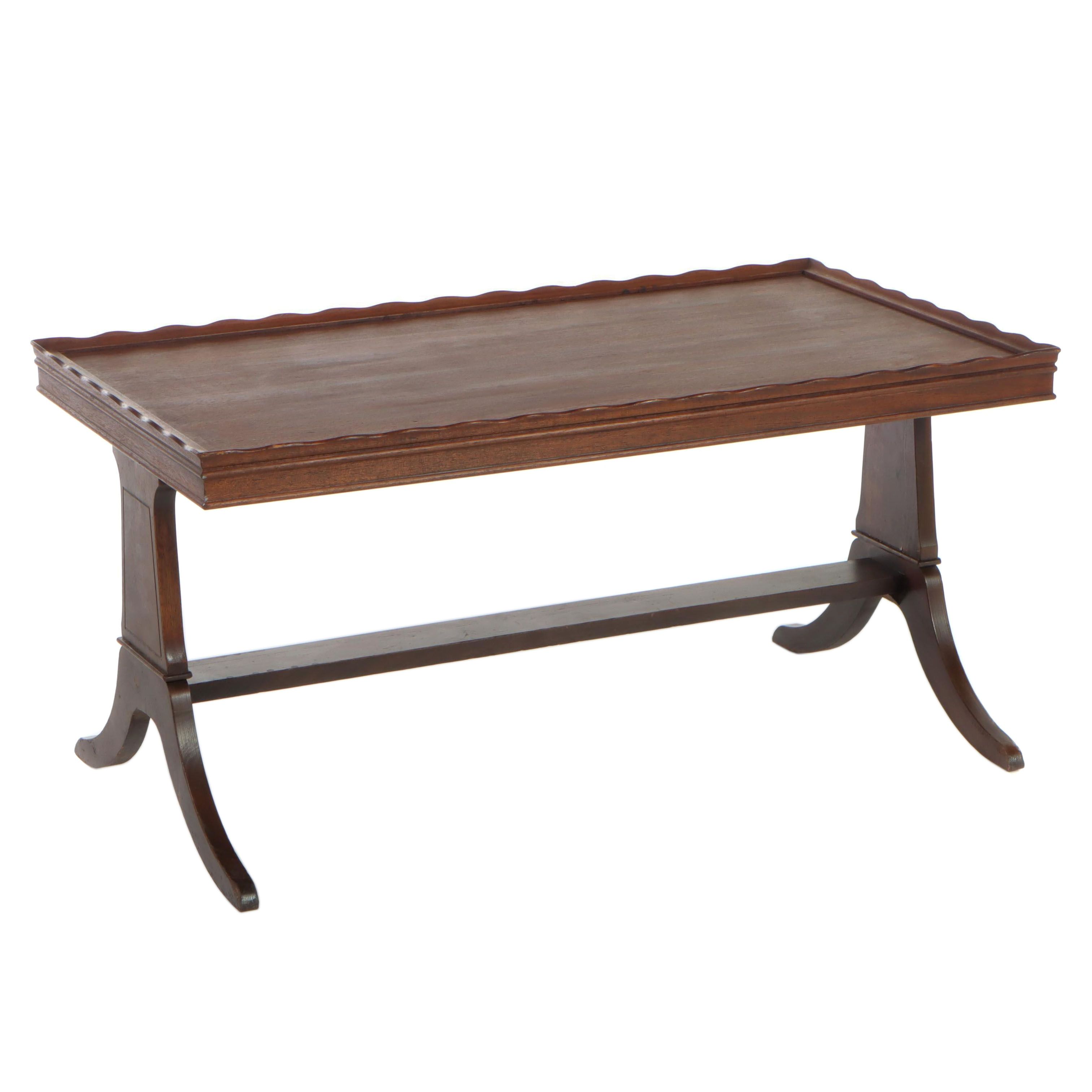 Classical Style Mahogany Coffee Table, Early to Mid 20th Century