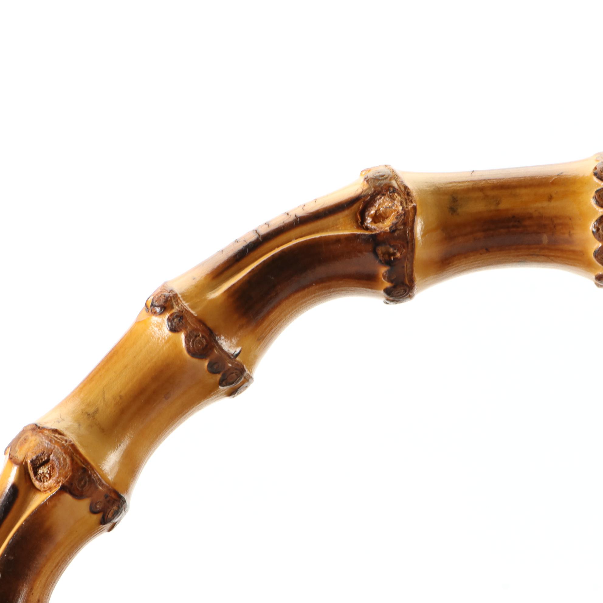 Gucci Bamboo Diana Tote Bag in Suede and Cinghiale Leather