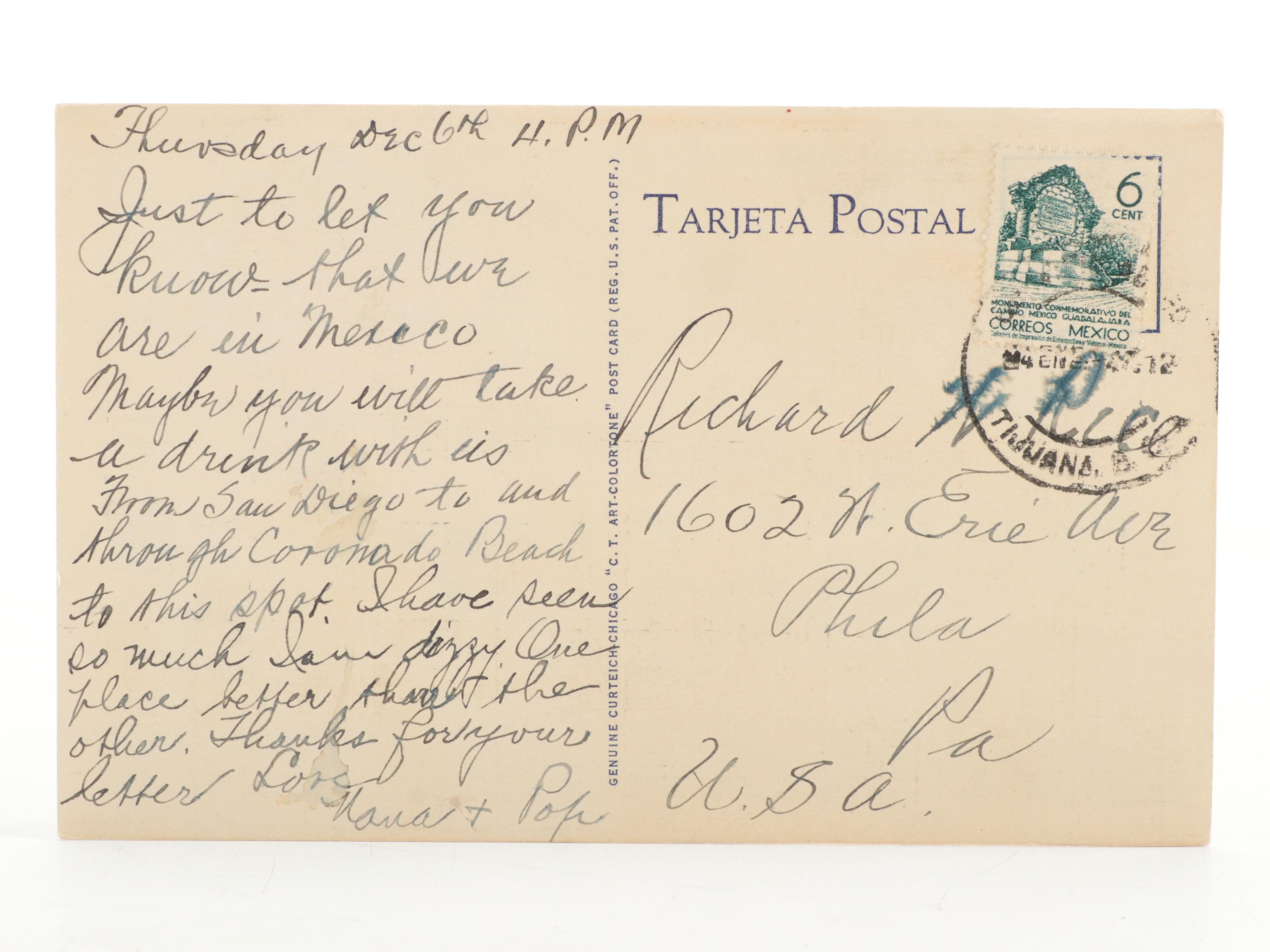 Curteich, Sanborn Souvenir Co., Petley, and Other Souvenir Postcards