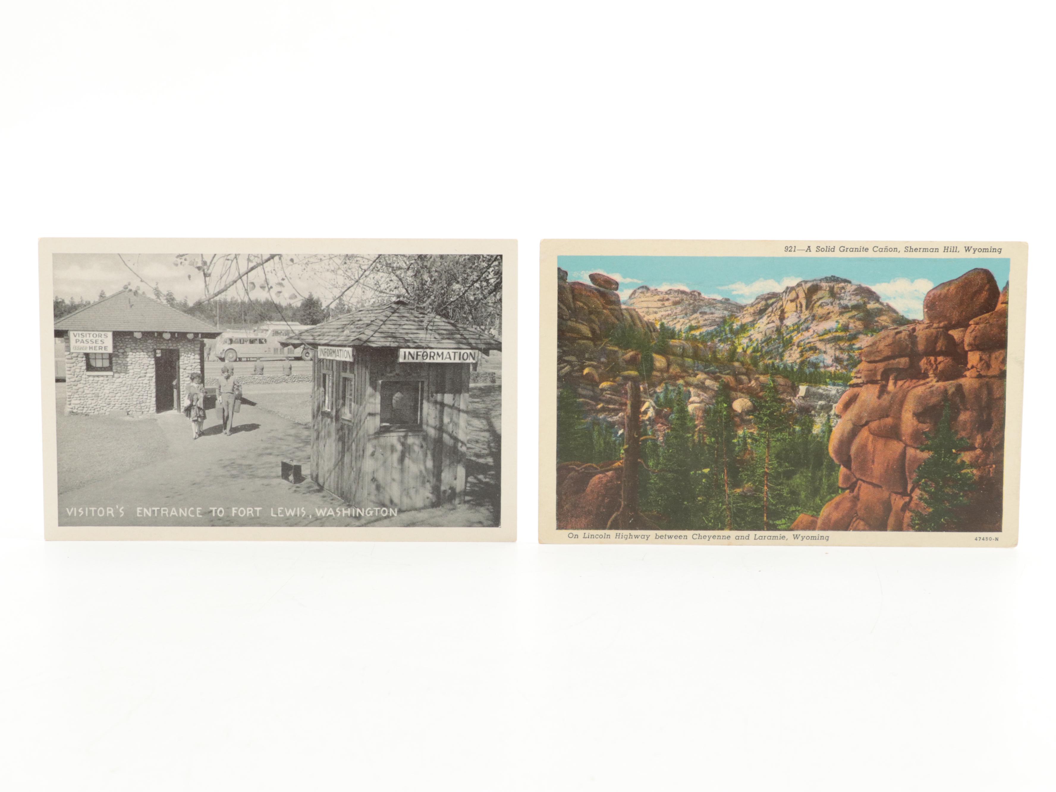 Curteich, Sanborn Souvenir Co., Petley, and Other Souvenir Postcards