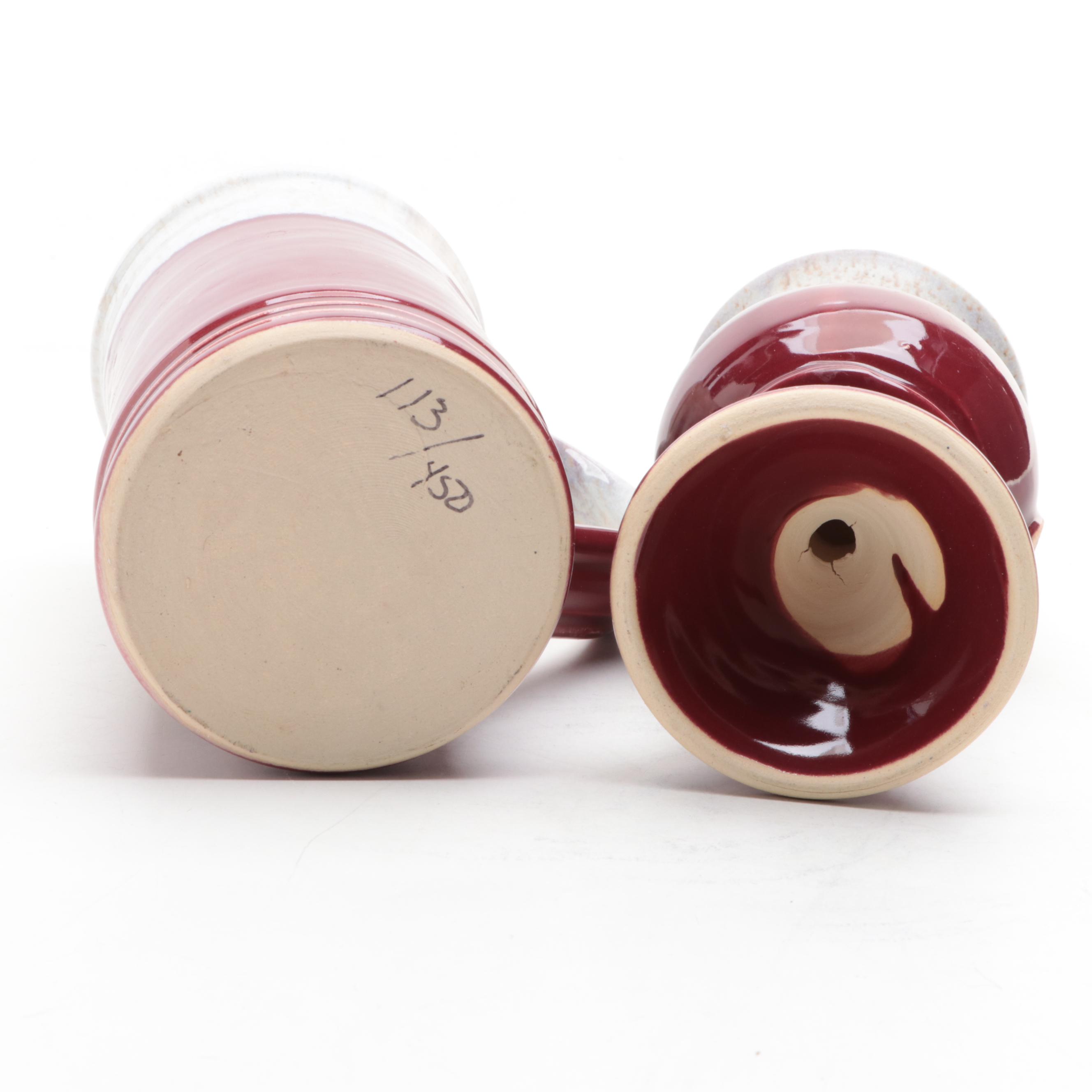 Colorado Renaissance Festival Earthenware Beer Mugs and Chalice