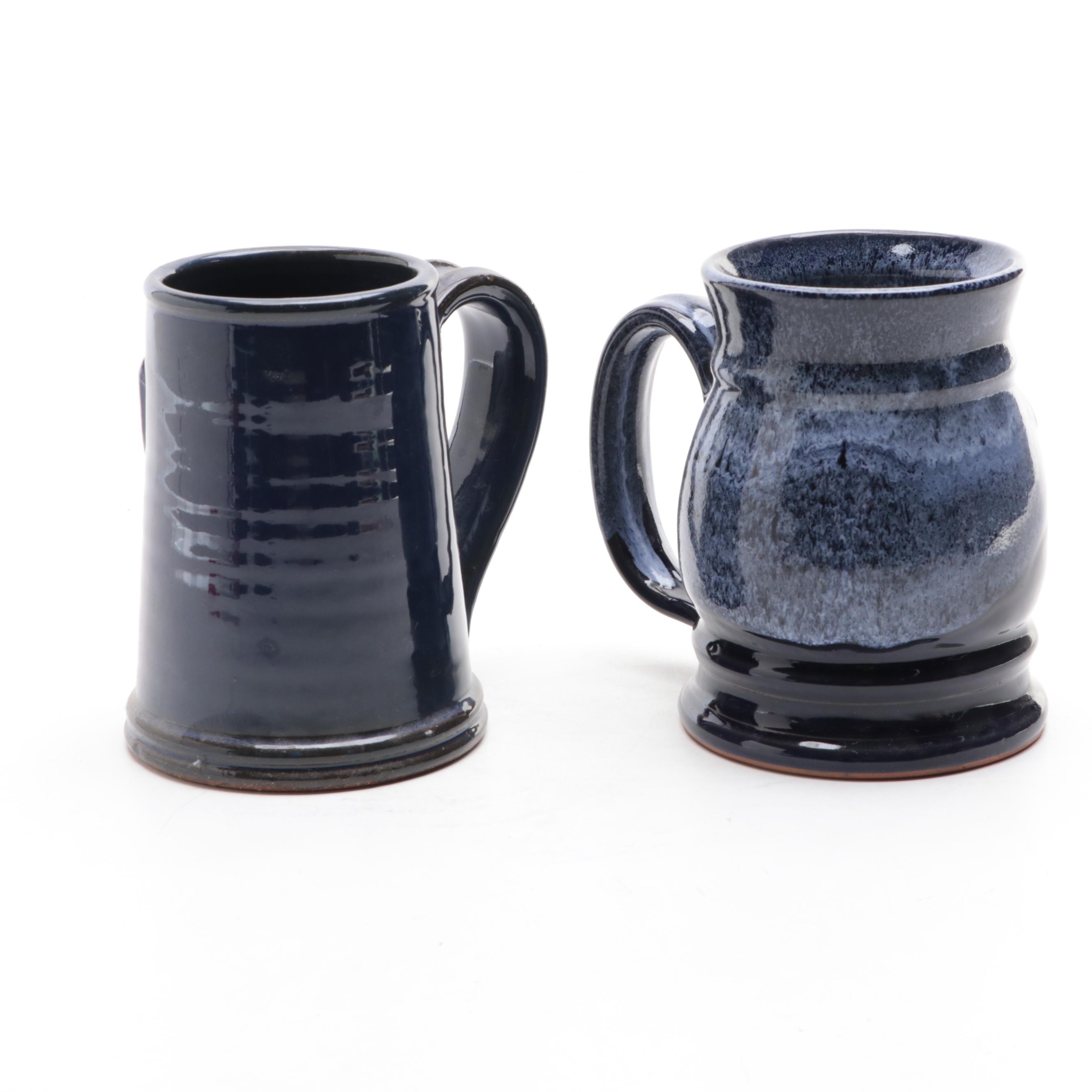 Colorado Renaissance Festival Earthenware Beer Mugs and Chalice